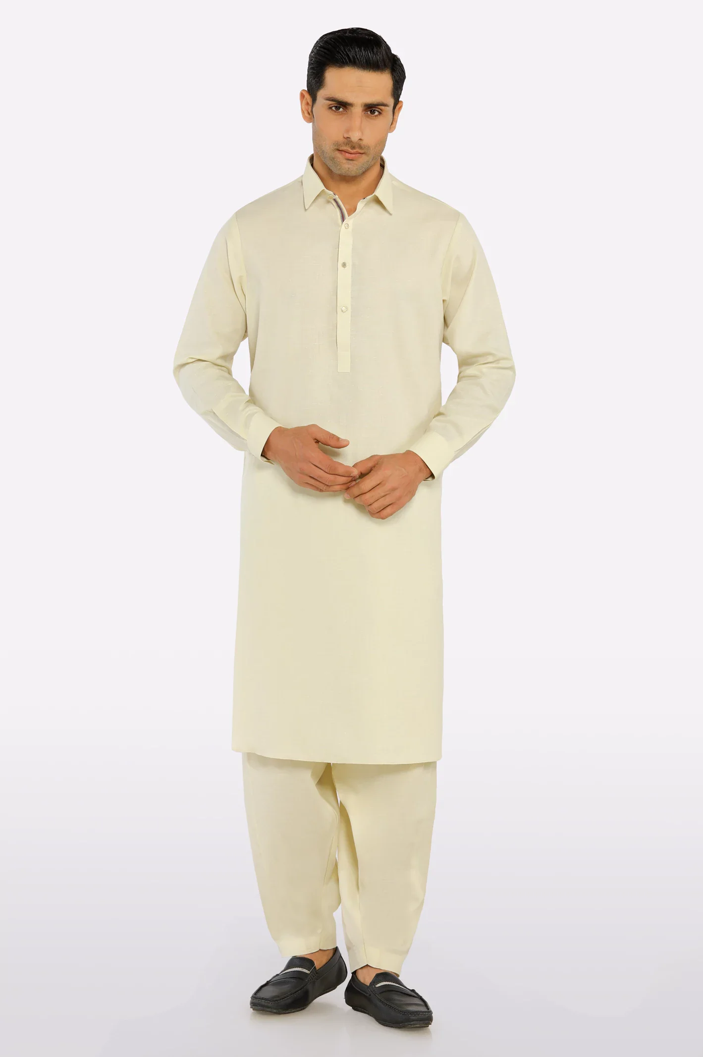 Fawn Wash & Wear Shalwar Kameez - Image 2
