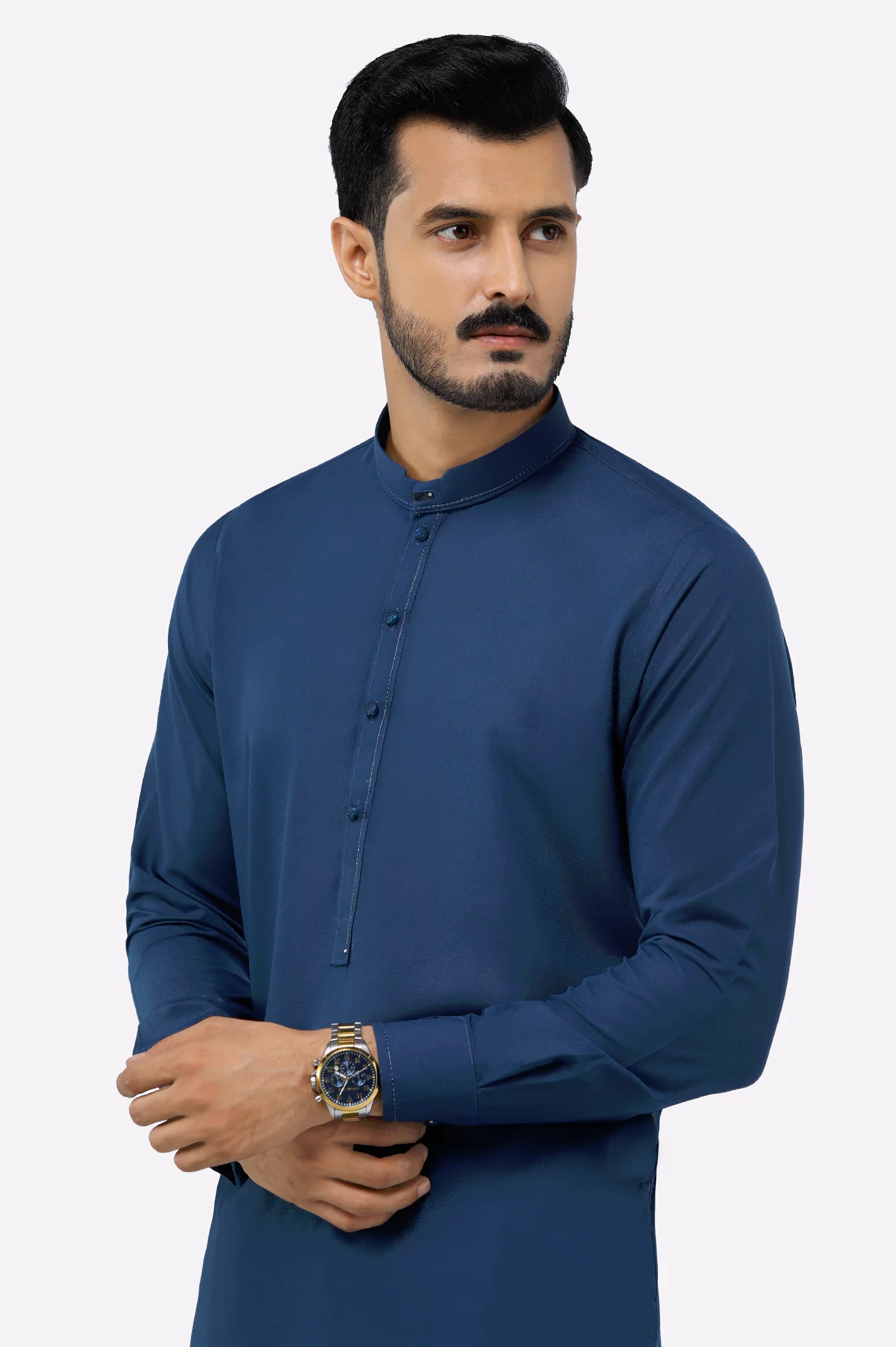 Blue Wash & Wear Shalwar Kameez