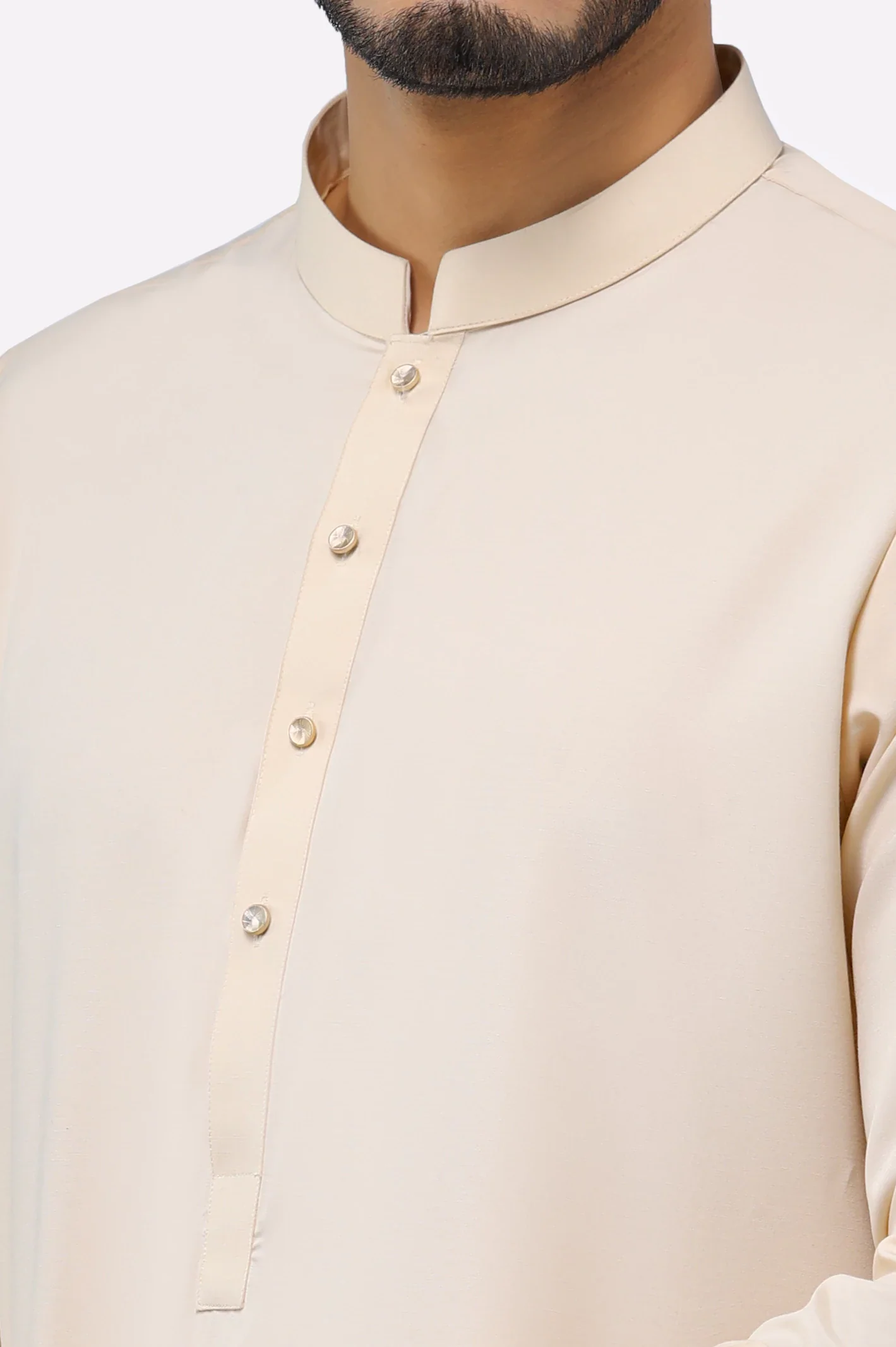 Fawn Wash & Wear Shalwar Kameez - Image 3