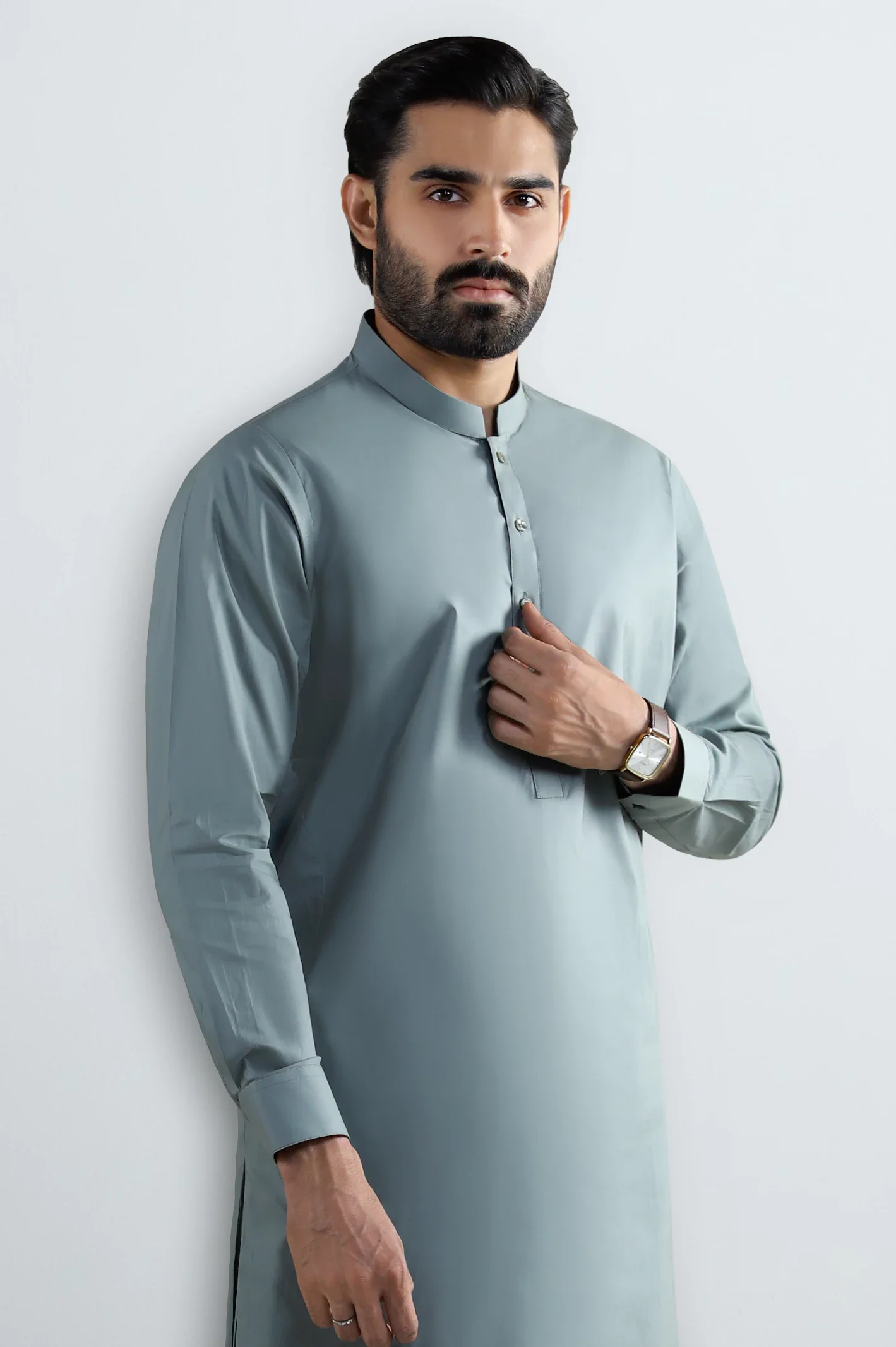 Green Cotton Shalwar Kameez