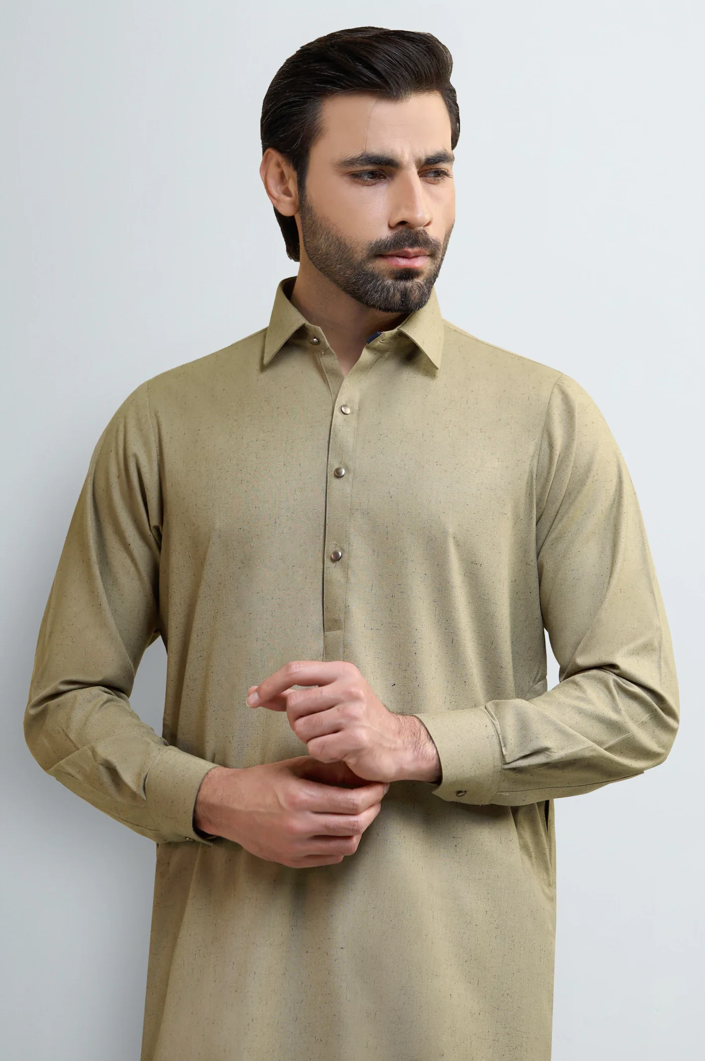 Green Wash & Wear Shalwar Kameez