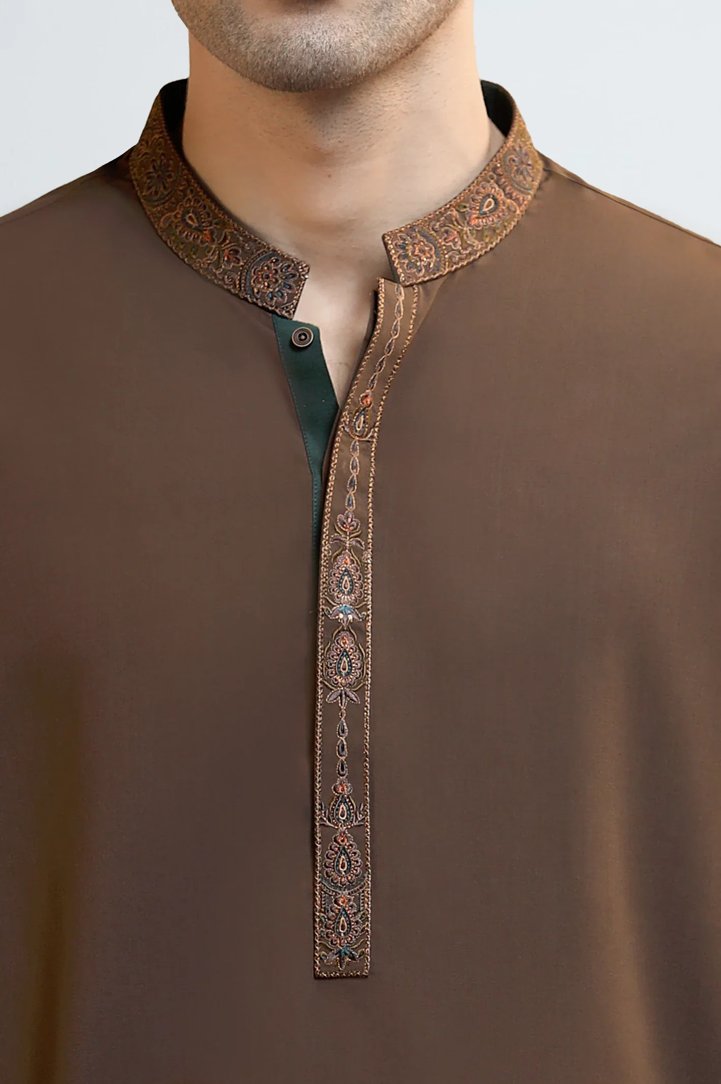 Brown Wash & Wear Fabric - Image 3