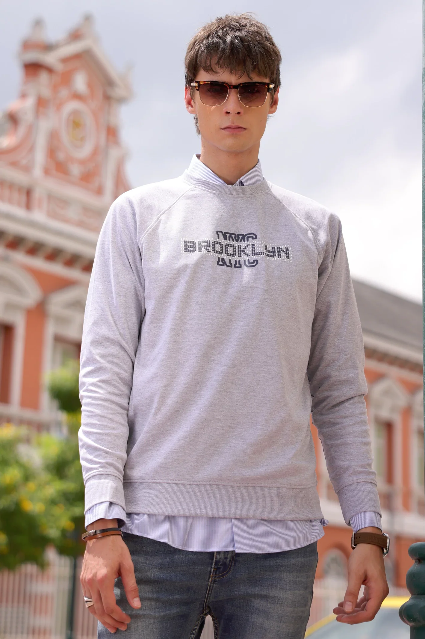 Heather Grey Sweatshirt - Image 2