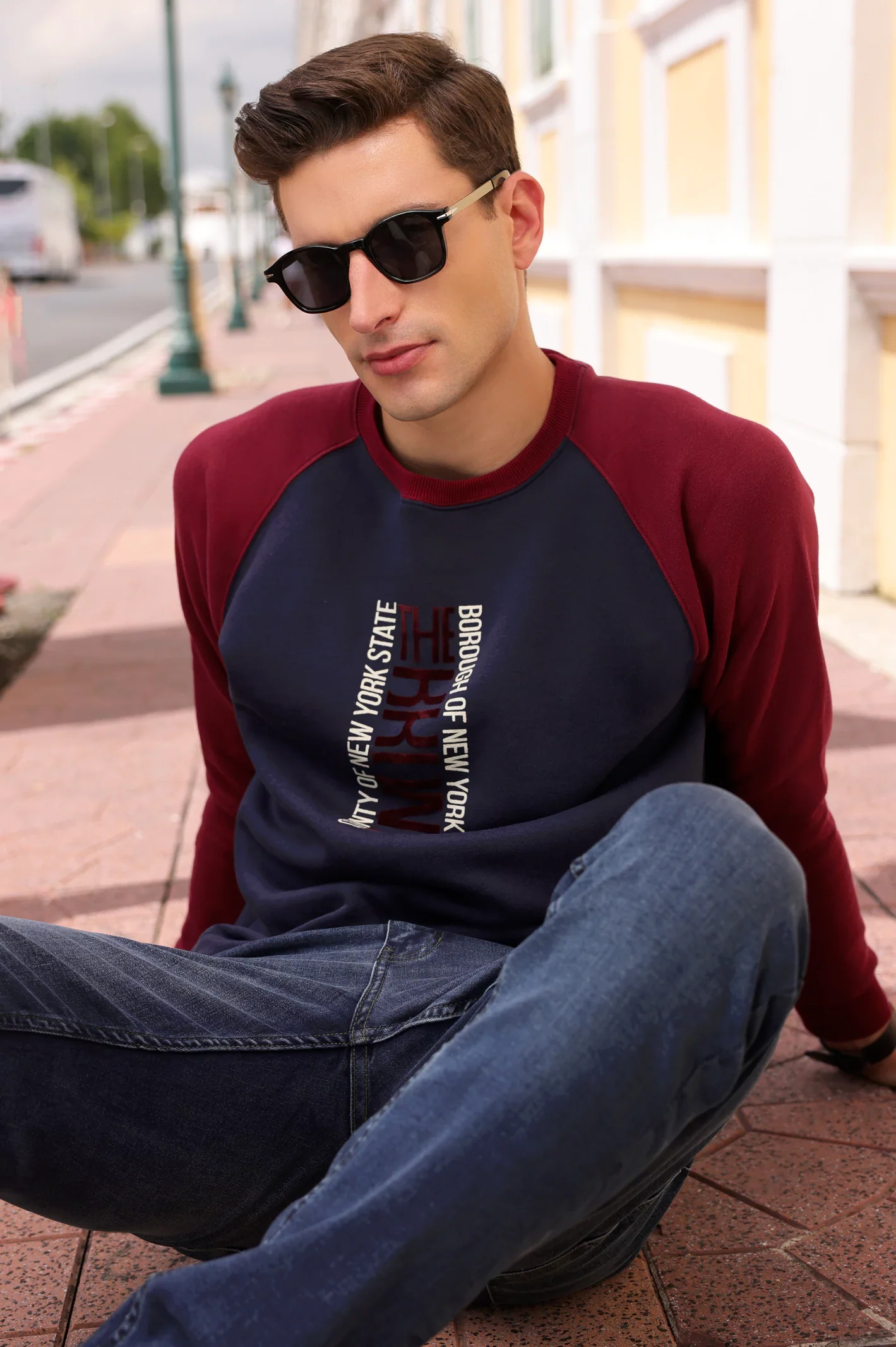 Navy Blue Sweatshirt - Image 2