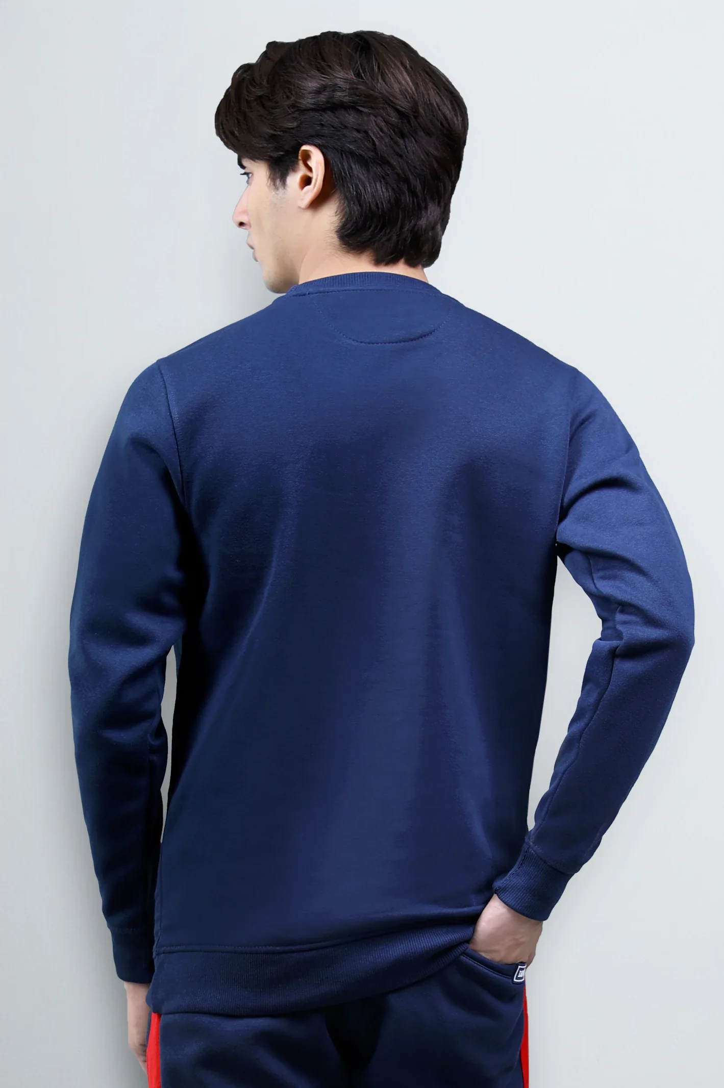 Navy Blue Graphic Sweatshirt - Image 5
