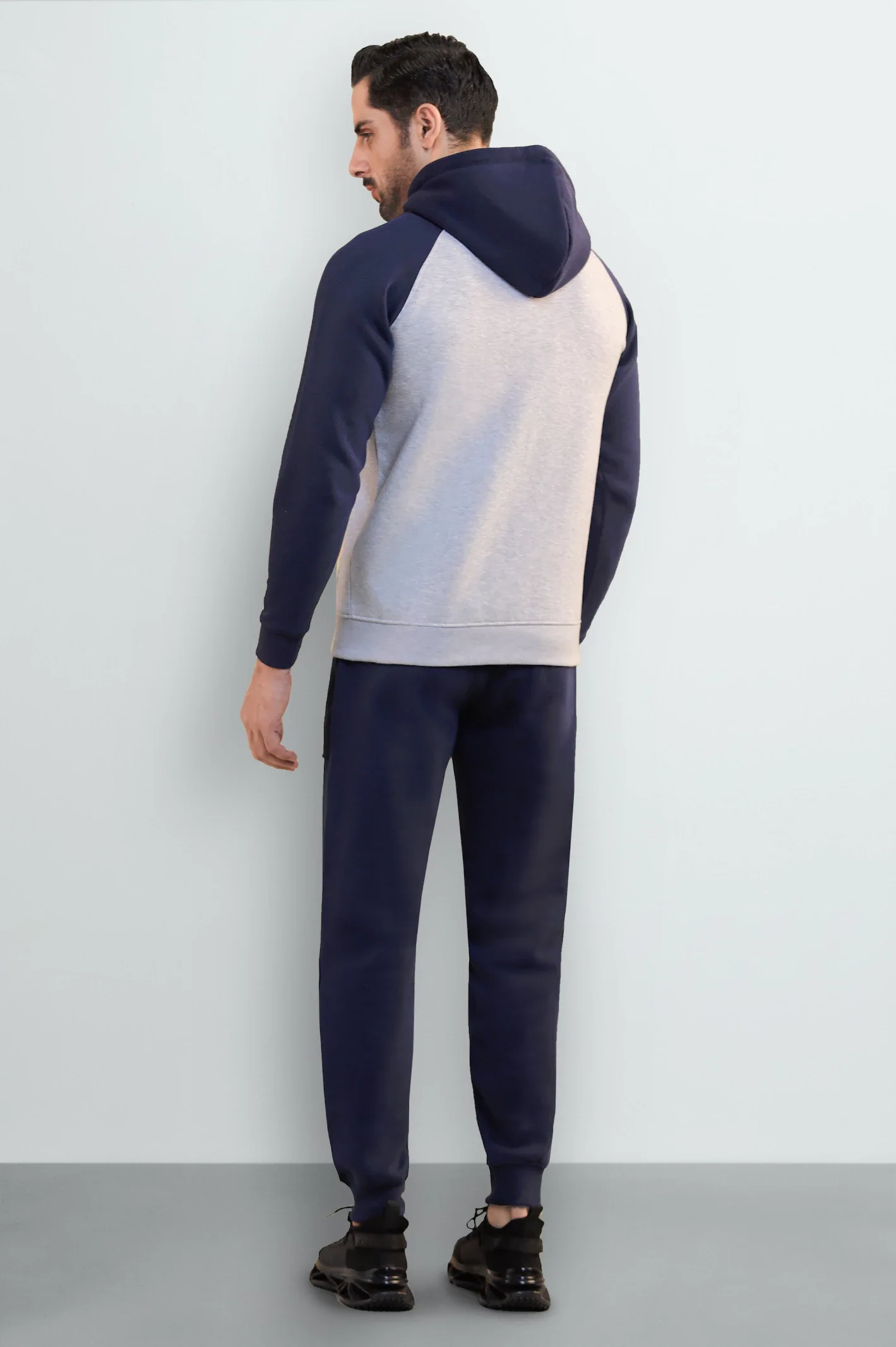 Men's Colorblocked Full-Zip Hoodie - Image 3