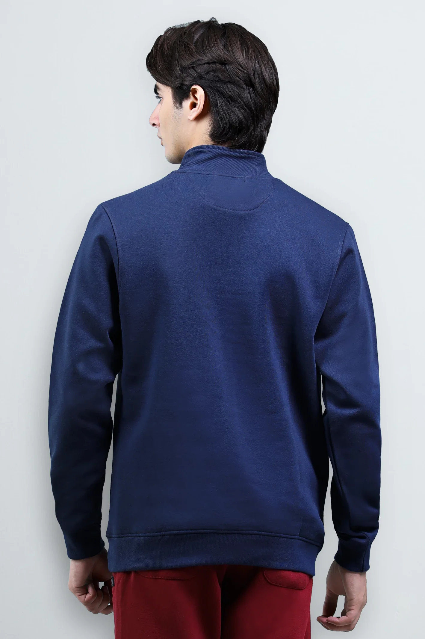 Navy Quarter Zip Sweatshirt - Image 5