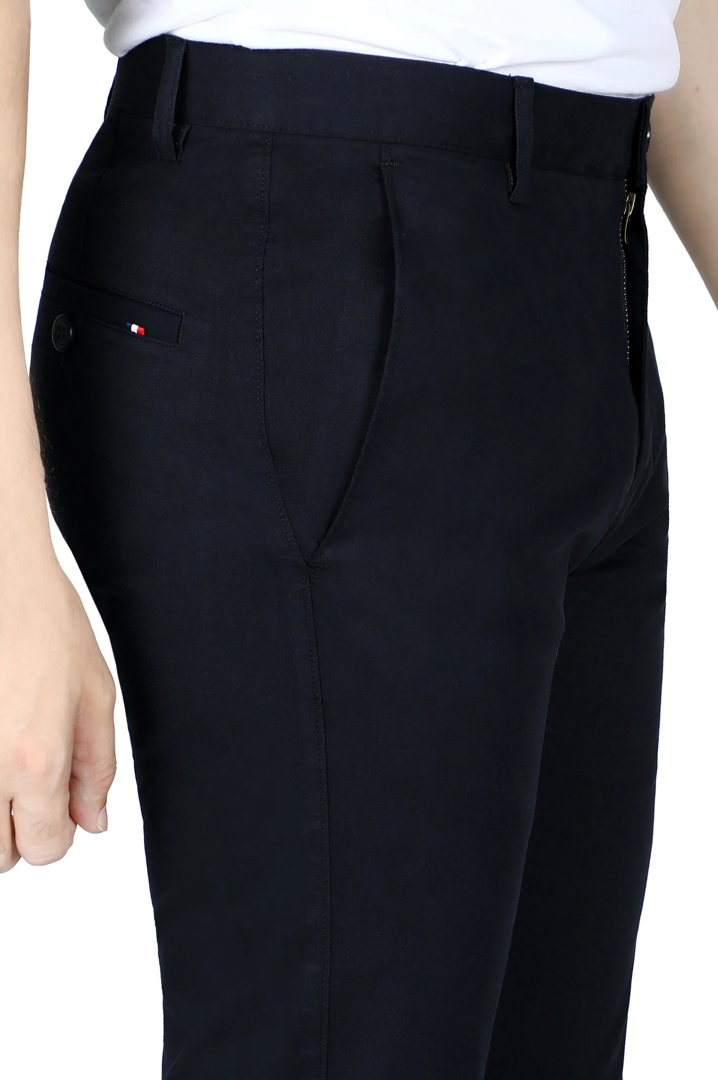 Black Smart Fit Cotton Chino - Image 2