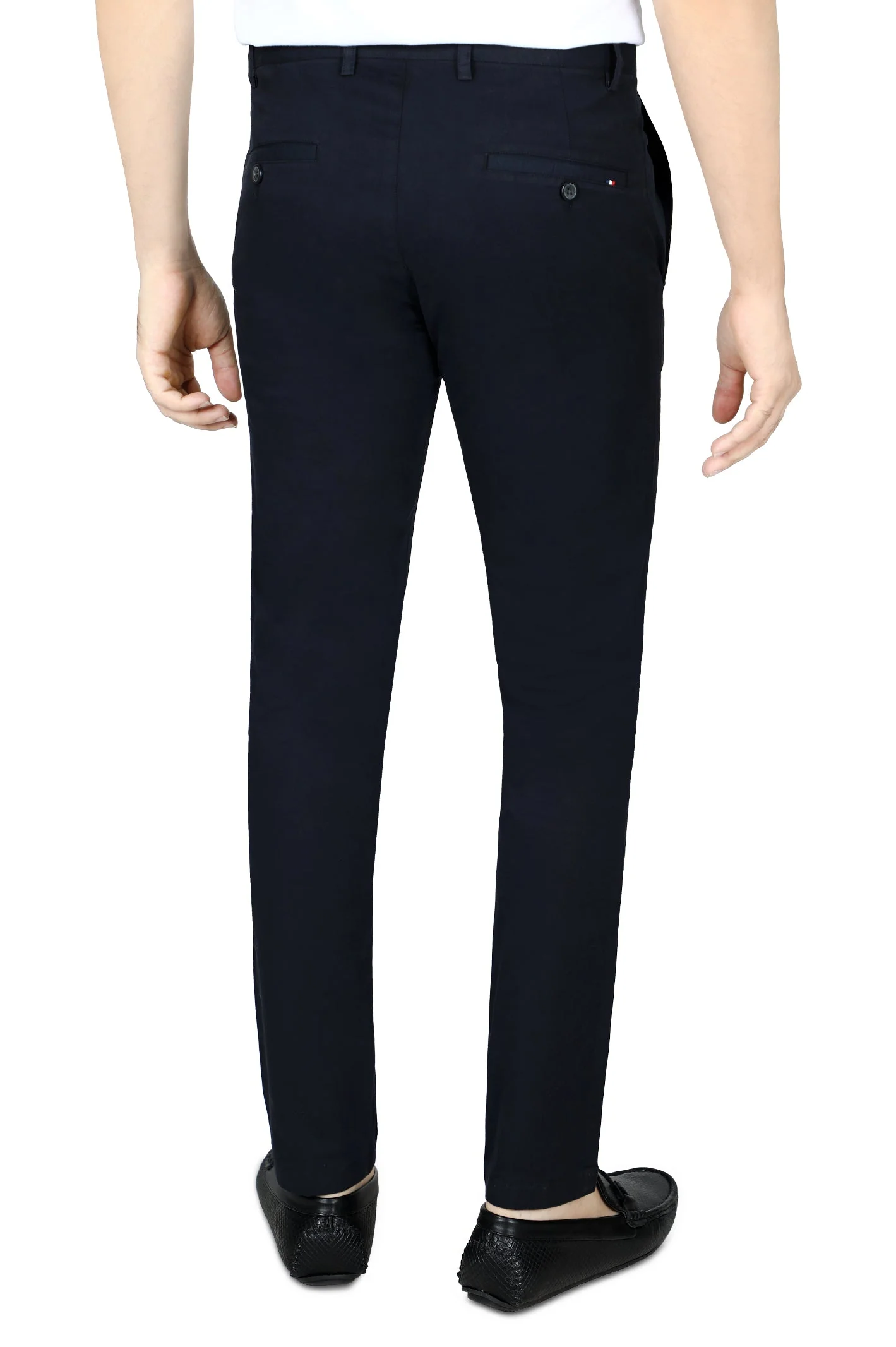 Black Smart Fit Cotton Chino - Image 3