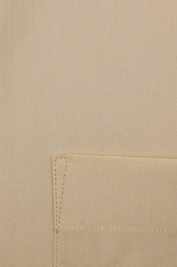 Cream Plain Formal Shirt - Image 4