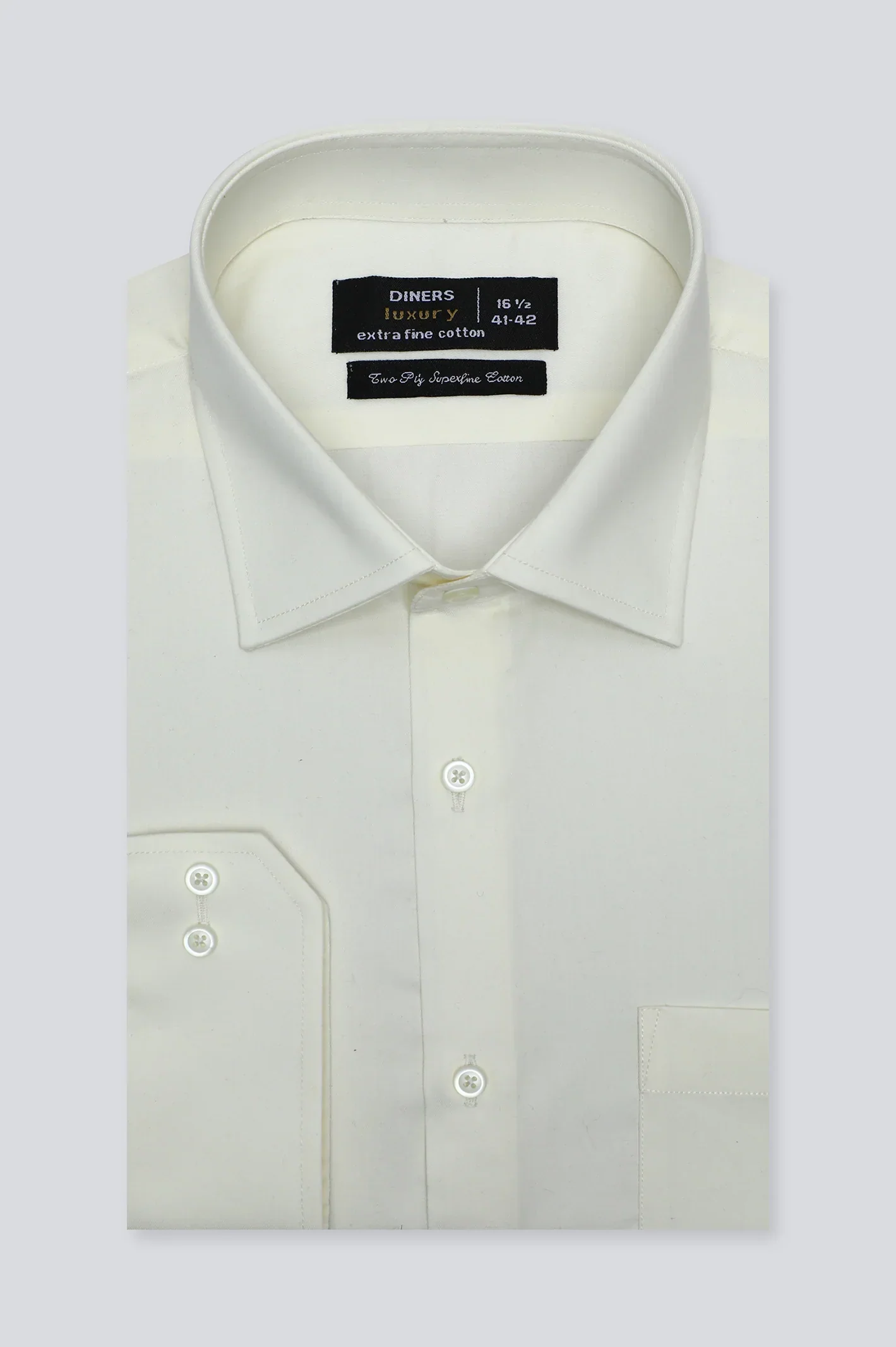 Cream Formal Shirt