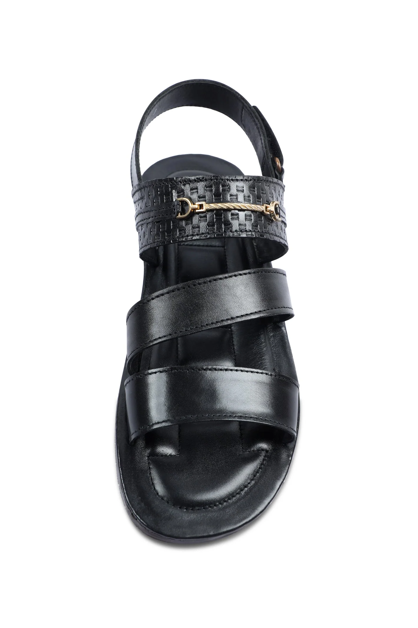 French Emporio Men Sandals SKU: SLD-0028-BLACK - Image 3