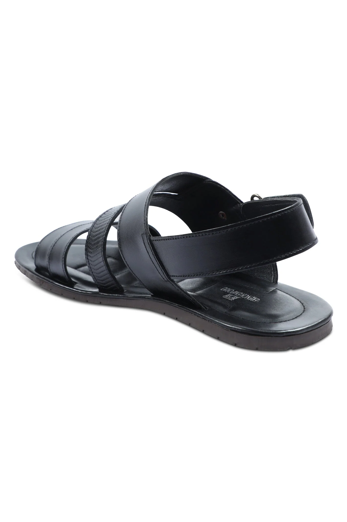French Emporio Men Sandals SKU: SLD-0031-BLACK - Image 2