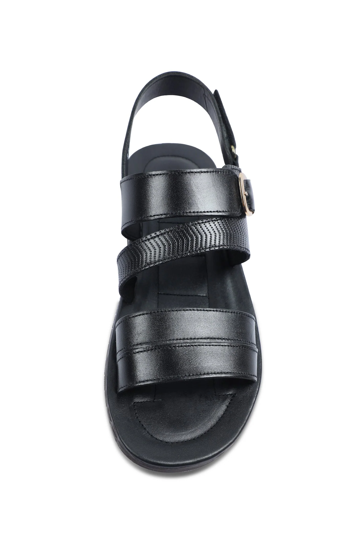 French Emporio Men Sandals SKU: SLD-0031-BLACK - Image 3