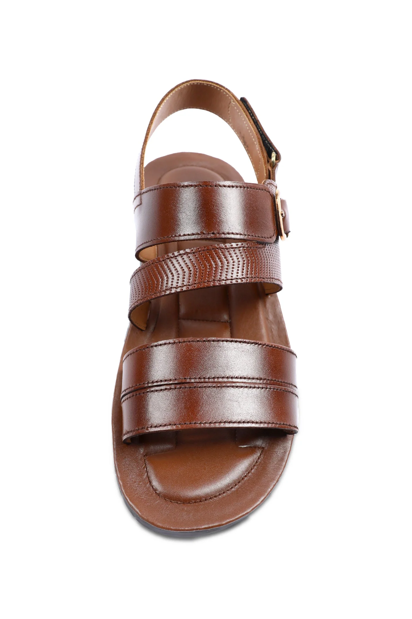 French Emporio Men Sandals SKU: SLD-0031-BROWN - Image 3