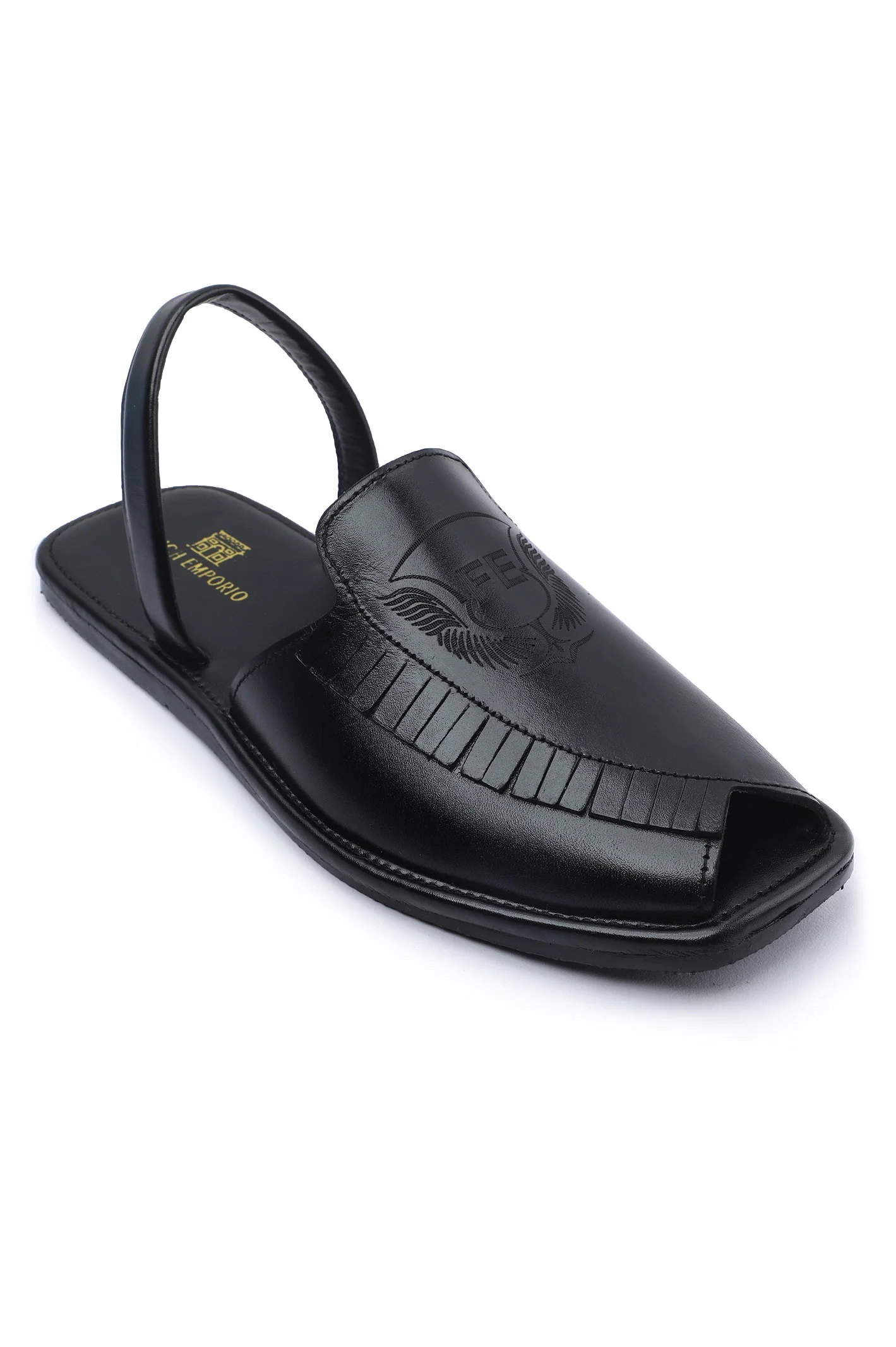 French Emporio Men's Sandal SKU: SLD-0038-BLACK