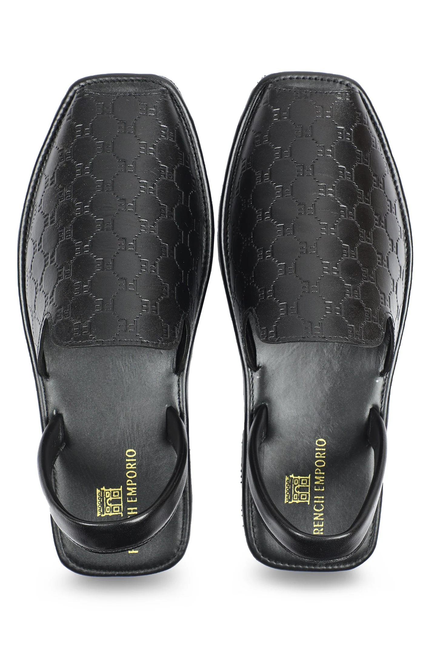 French Emporio Men's Sandal SKU: SLD-0039-BLACK - Image 3