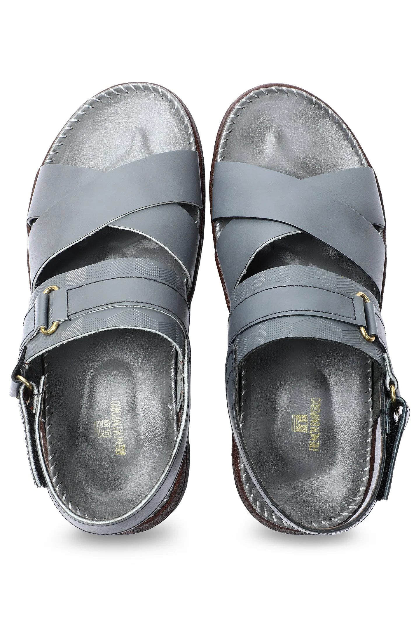 French Emporio Men's Sandal SKU: SLD-0040-GREY - Image 4