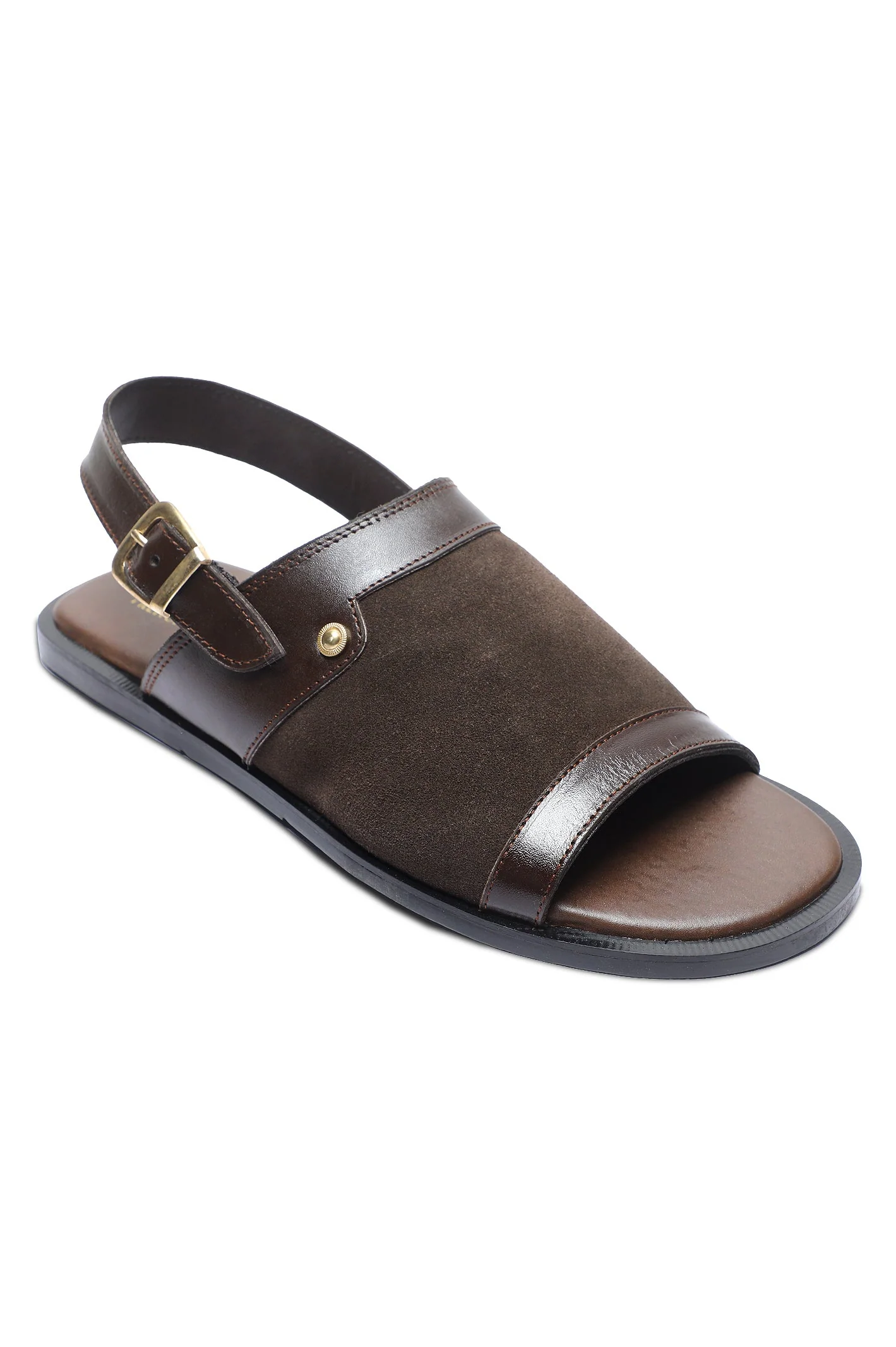 French Emporio Men's Sandal SKU: SLD-0041-COFFEE