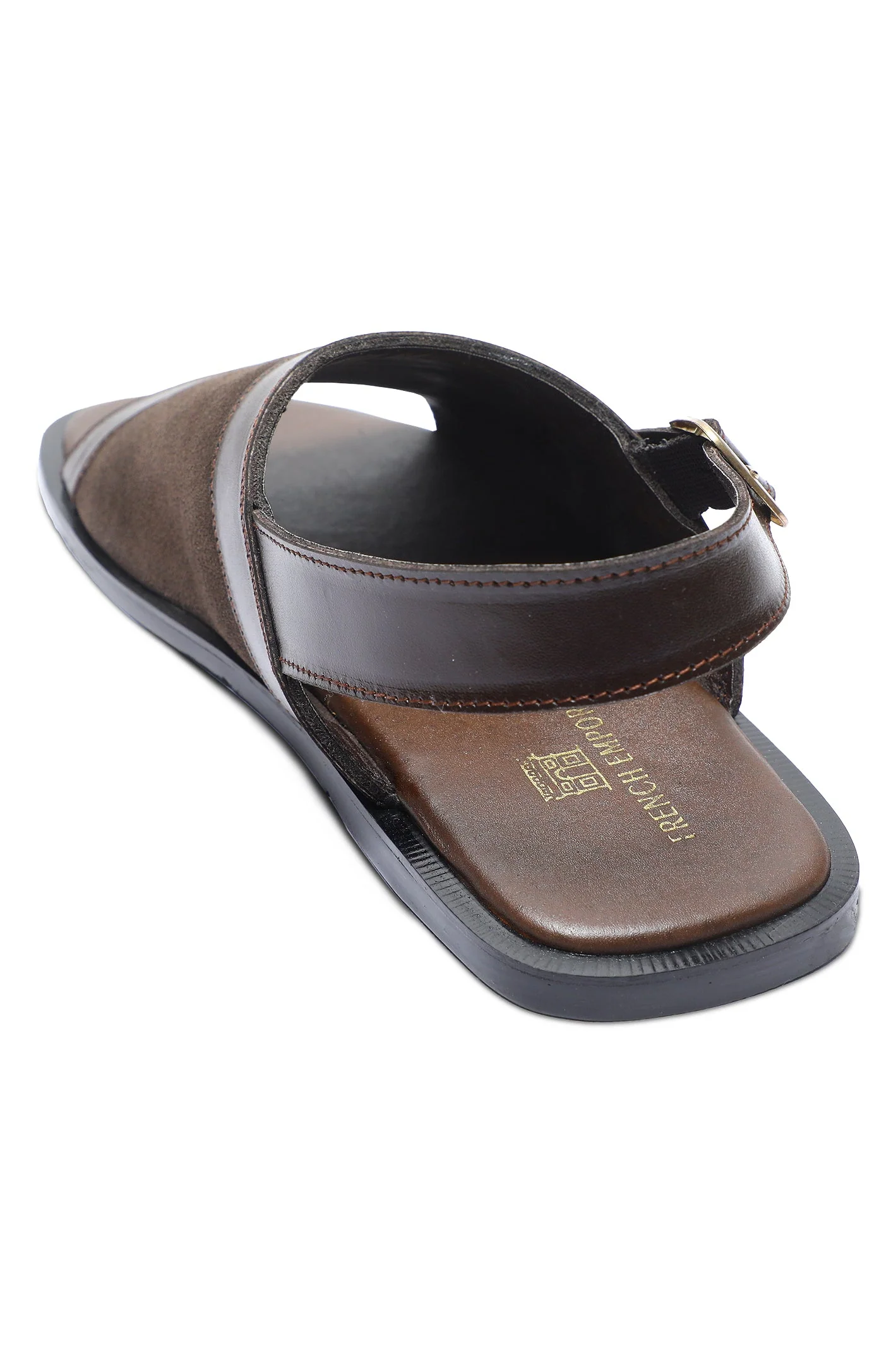 French Emporio Men's Sandal SKU: SLD-0041-COFFEE - Image 2