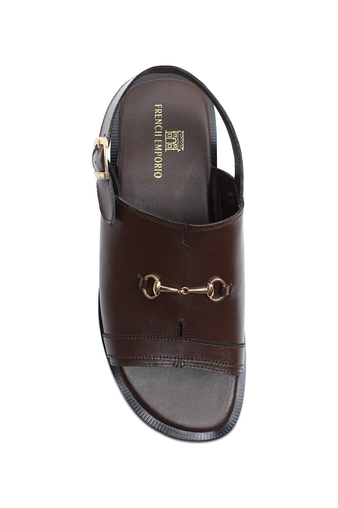 French Emporio Men's Sandal SKU: SLD-0042-COFFEE - Image 3