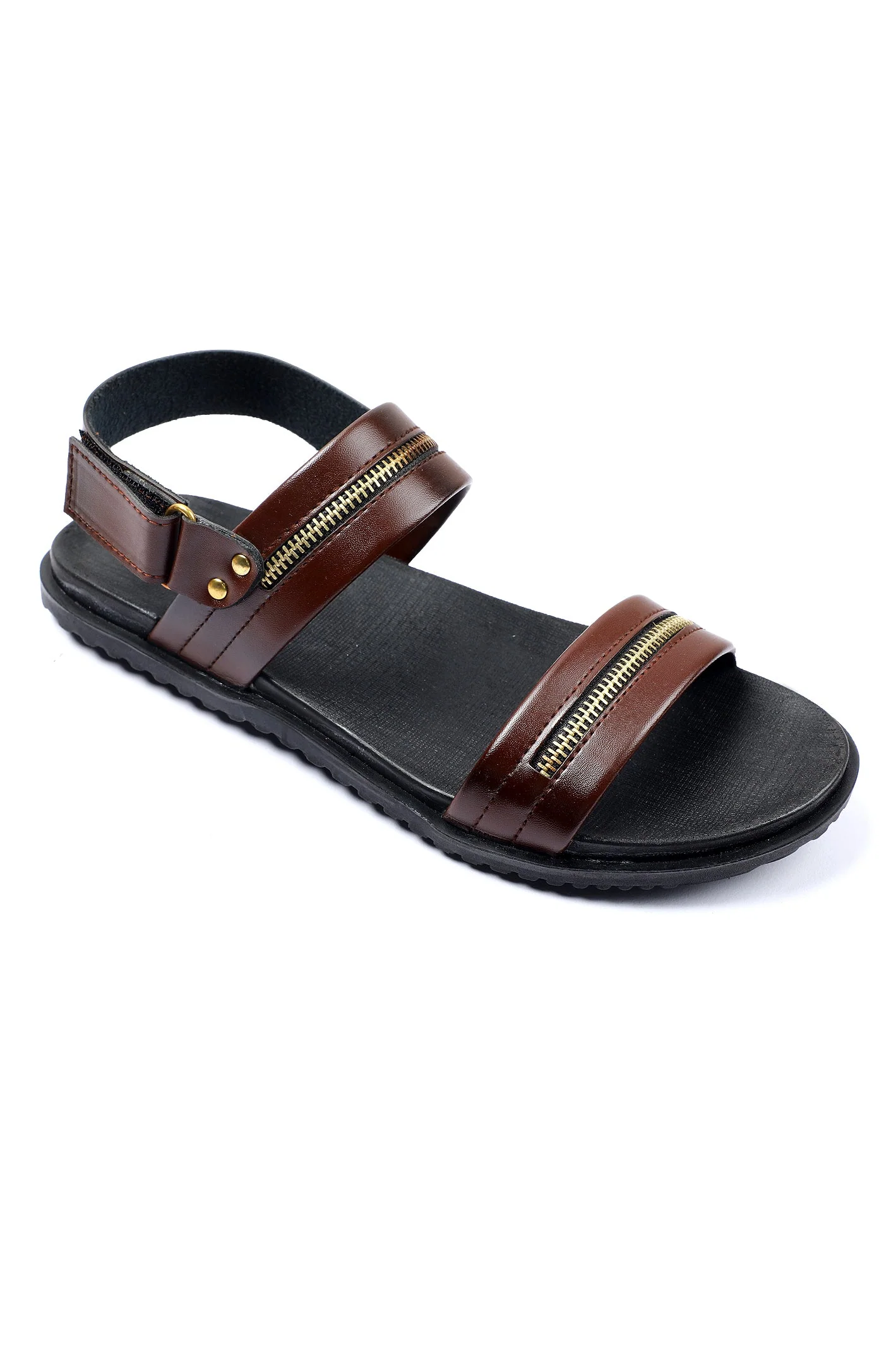 French Emporio Men's Sandal SKU: SLD-0043-BROWN