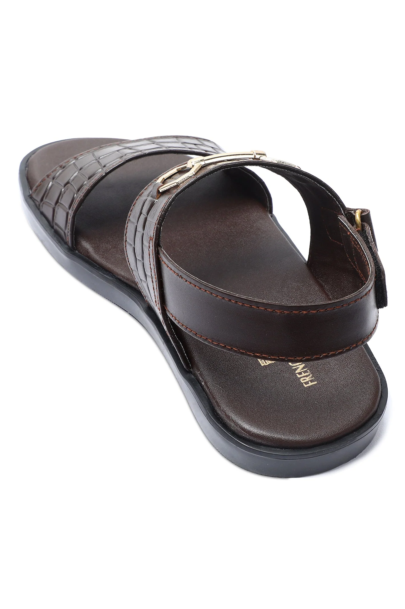 French Emporio Men's Sandal SKU: SLD-0045-COFFEE - Image 2