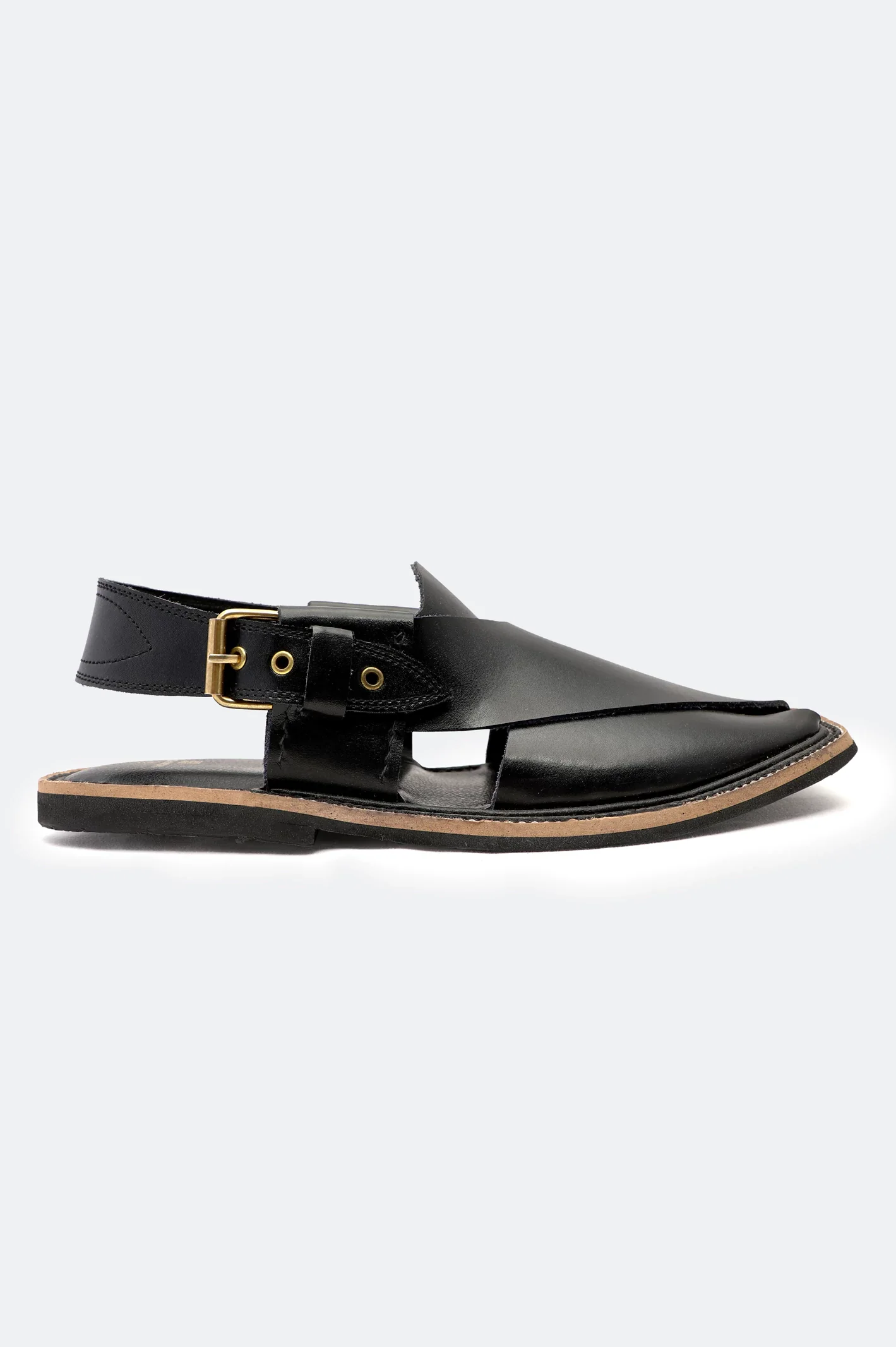 Black Men's Sandals - Image 2