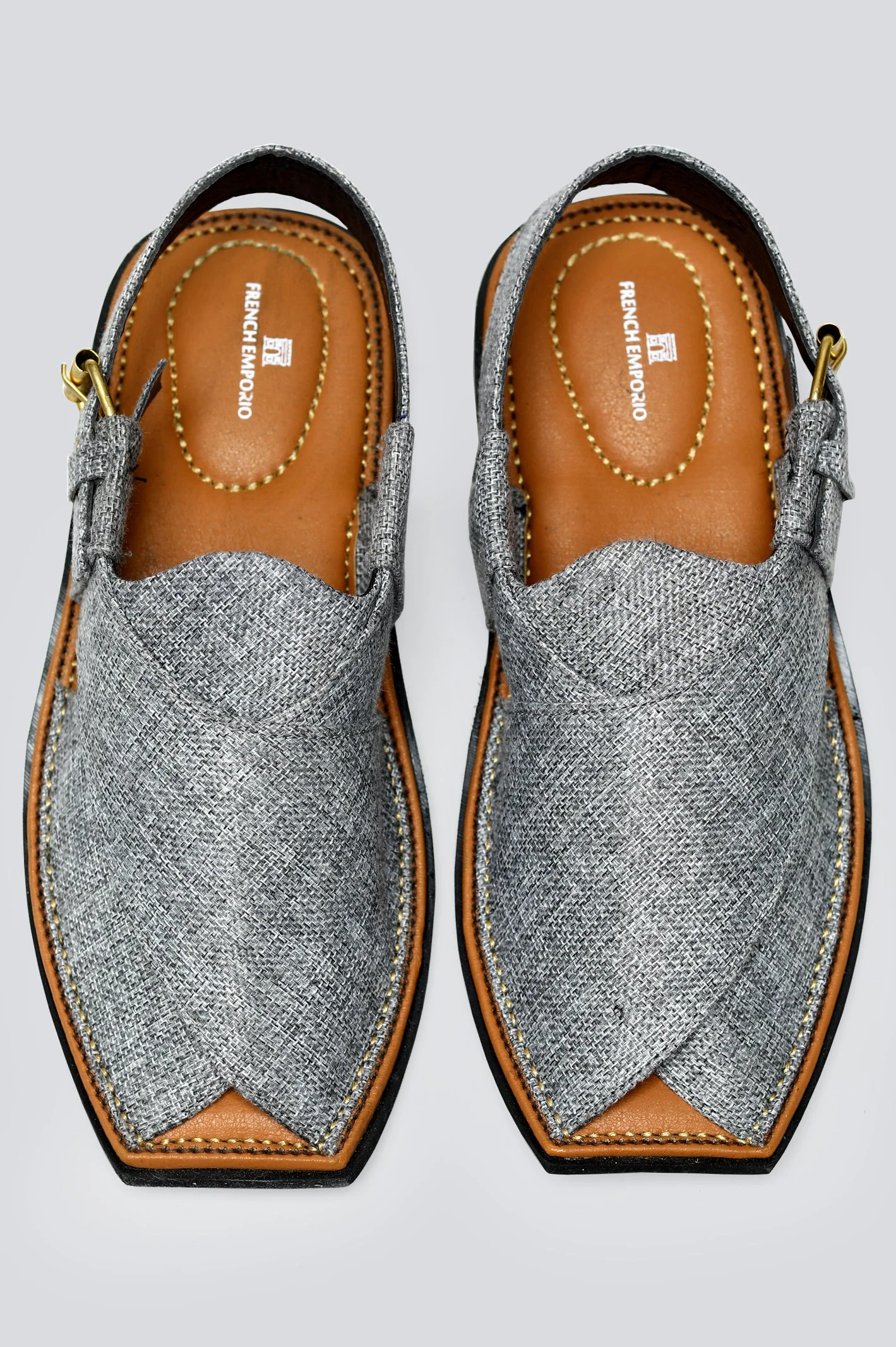 Grey French Emporio Men's Sandals - Image 4