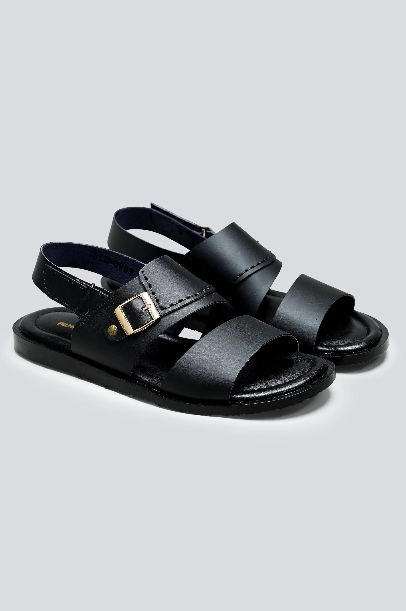 Black Sandal for Men's