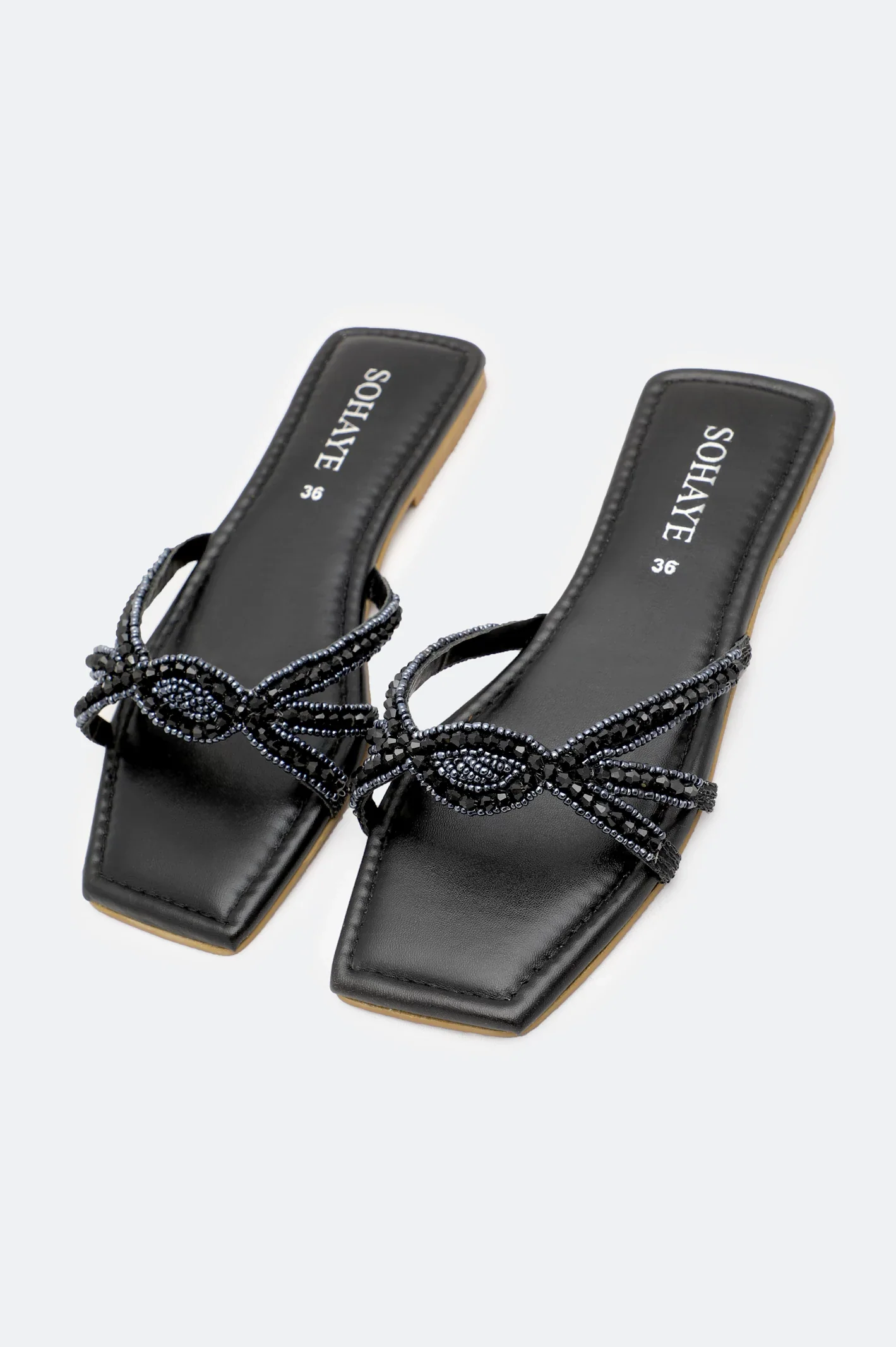 Black Ladies Casual Slippers - Image 4
