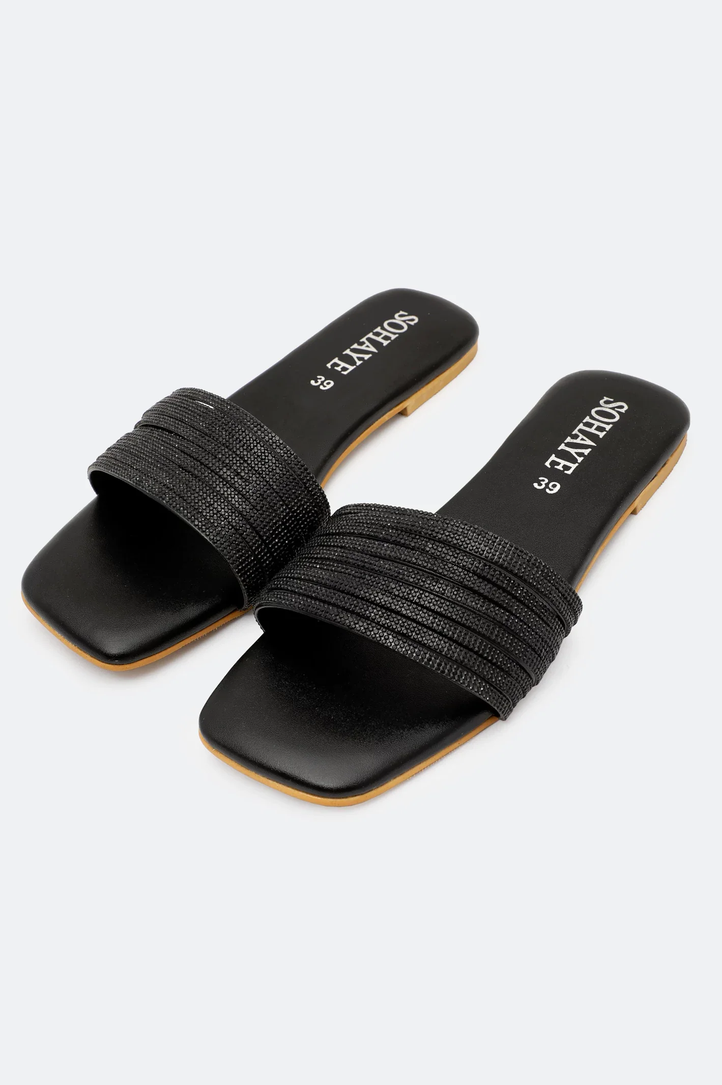 Black Ladies Casual Slippers - Image 4