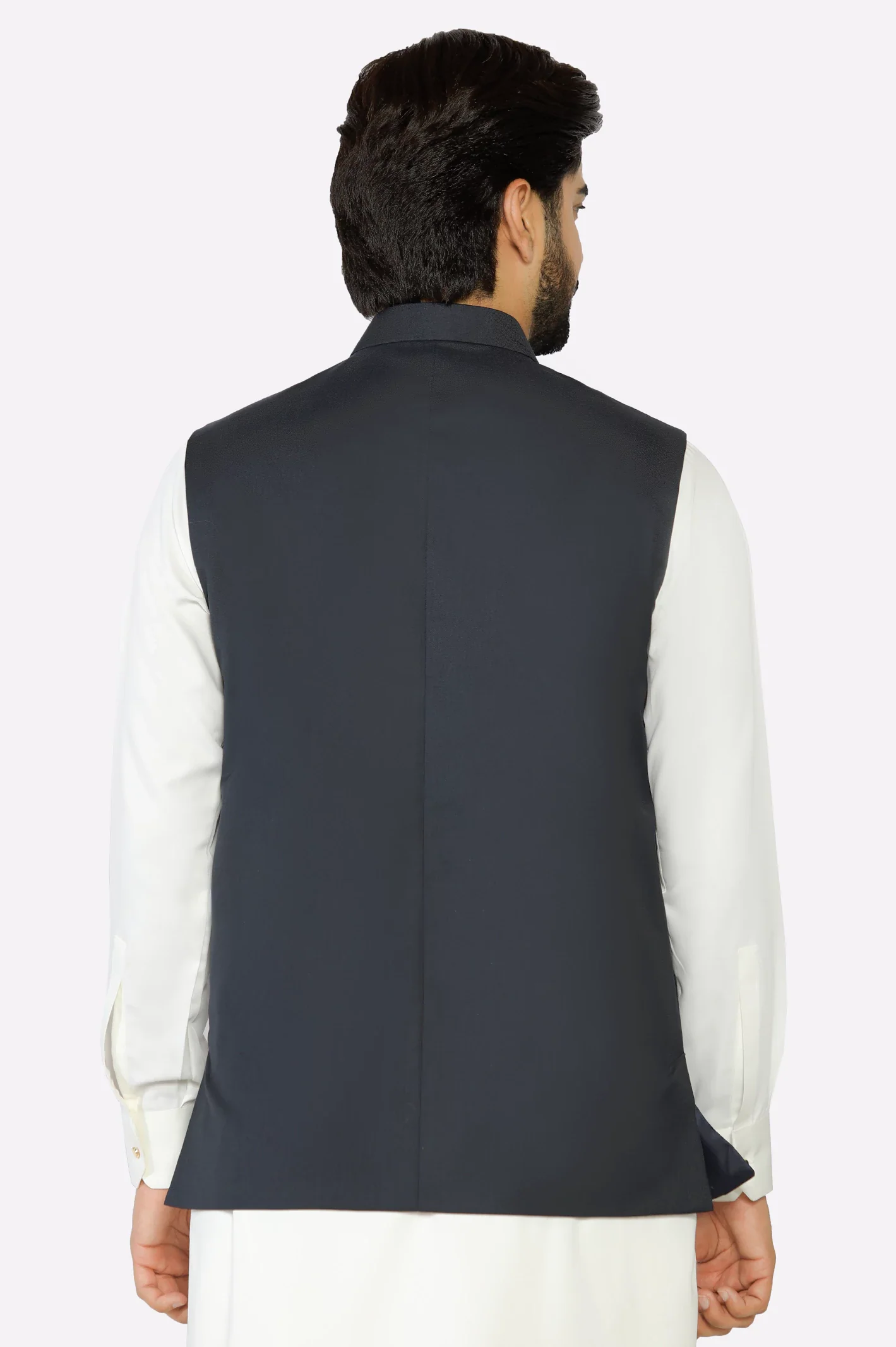 Dark Grey Waistcoat - Image 3