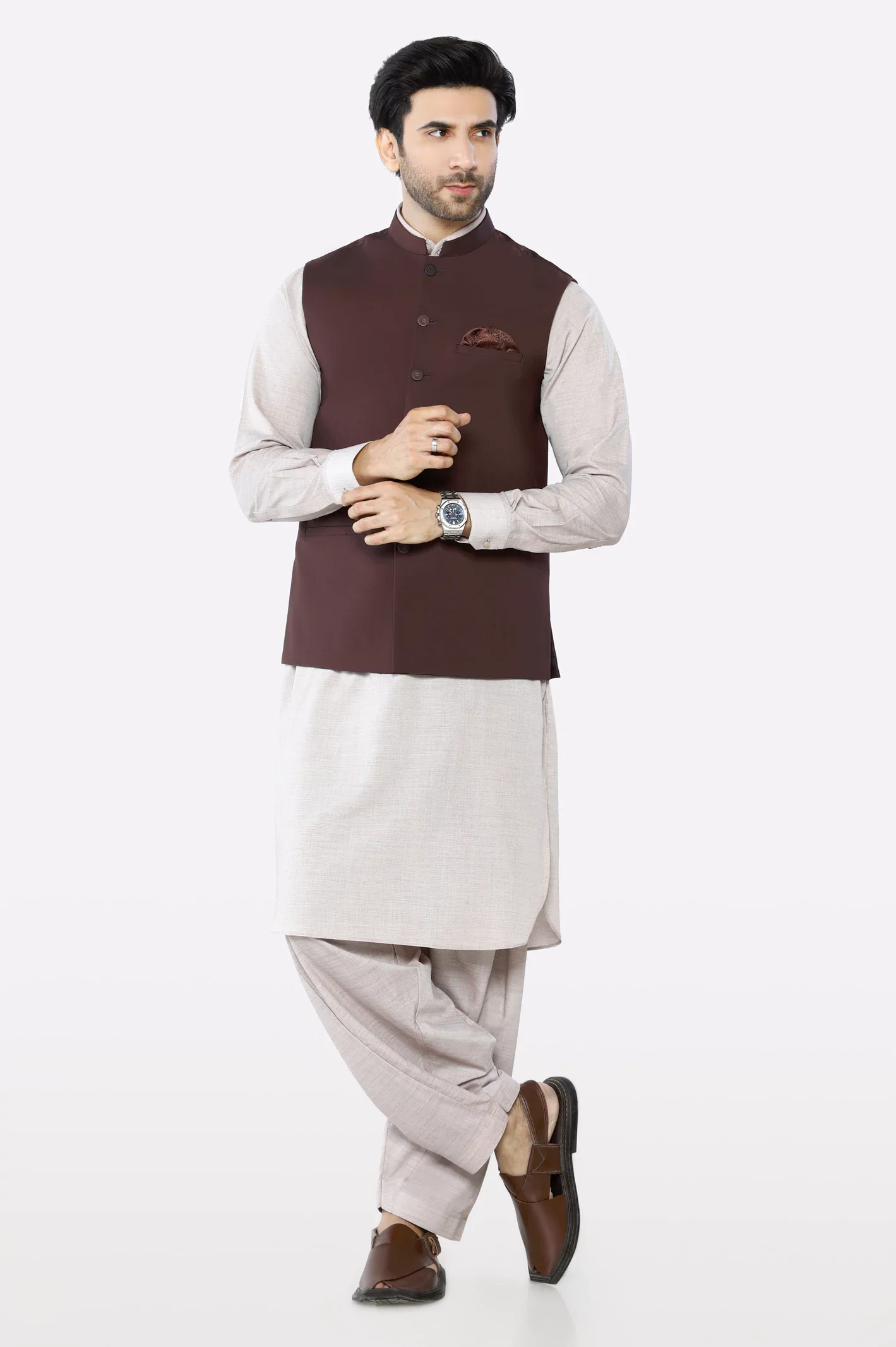 Maroon Waistcoat - Image 2