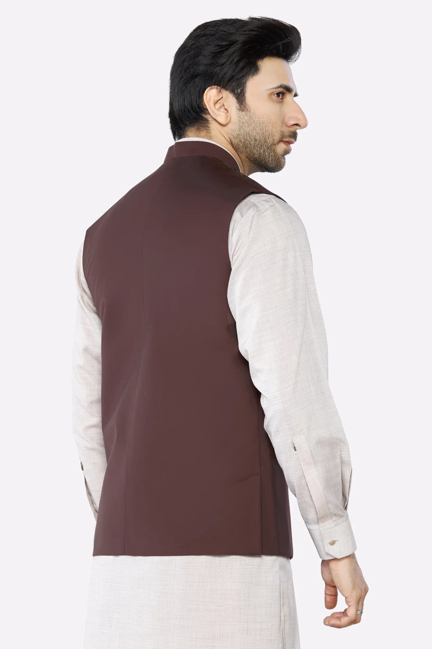 Maroon Waistcoat - Image 3