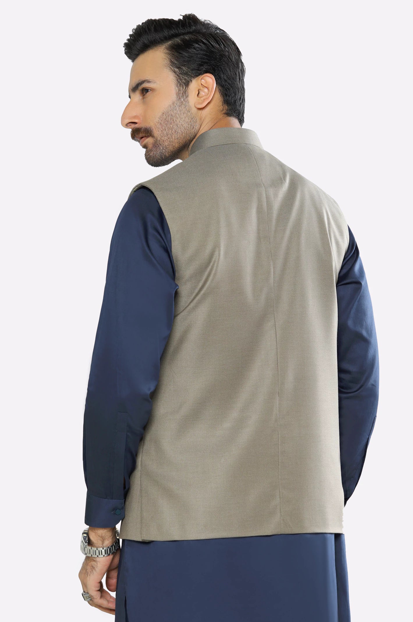 Khaki Waistcoat - Image 3