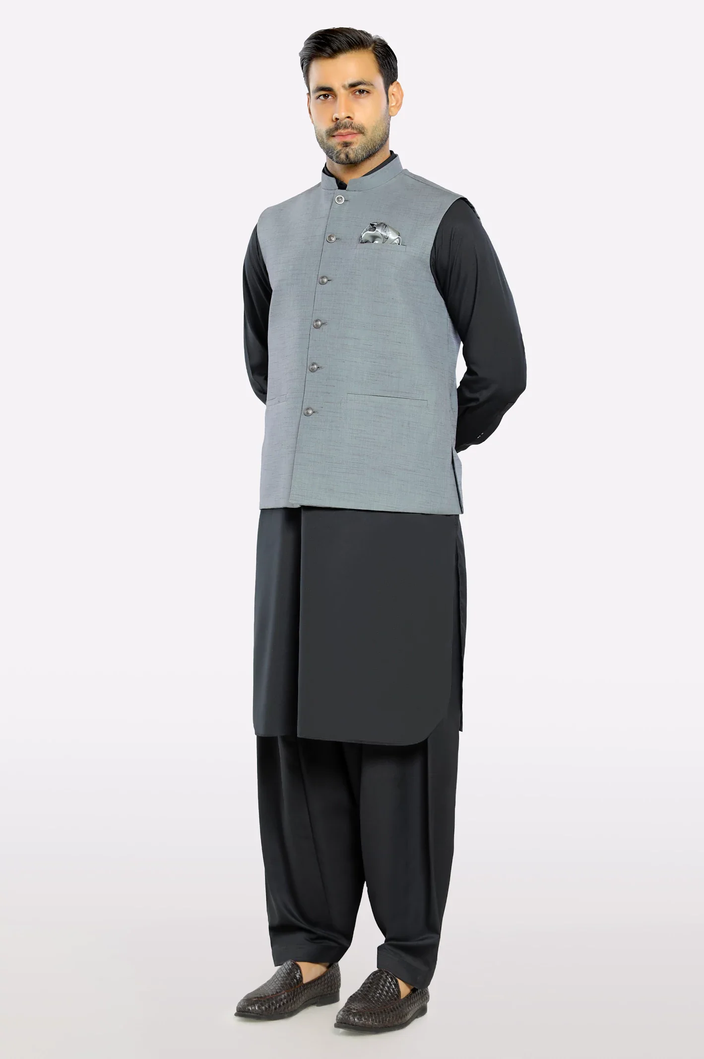 Grey Waistcoat - Image 2