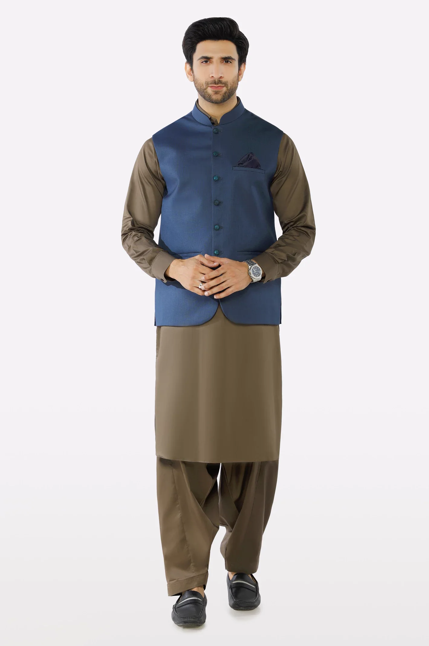Blue Waistcoat - Image 2