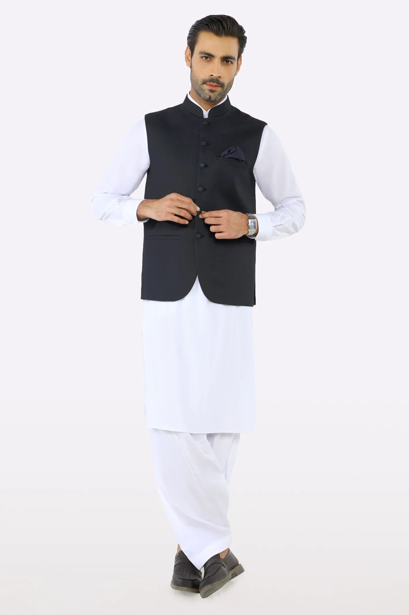Charcoal Waistcoat - Image 2
