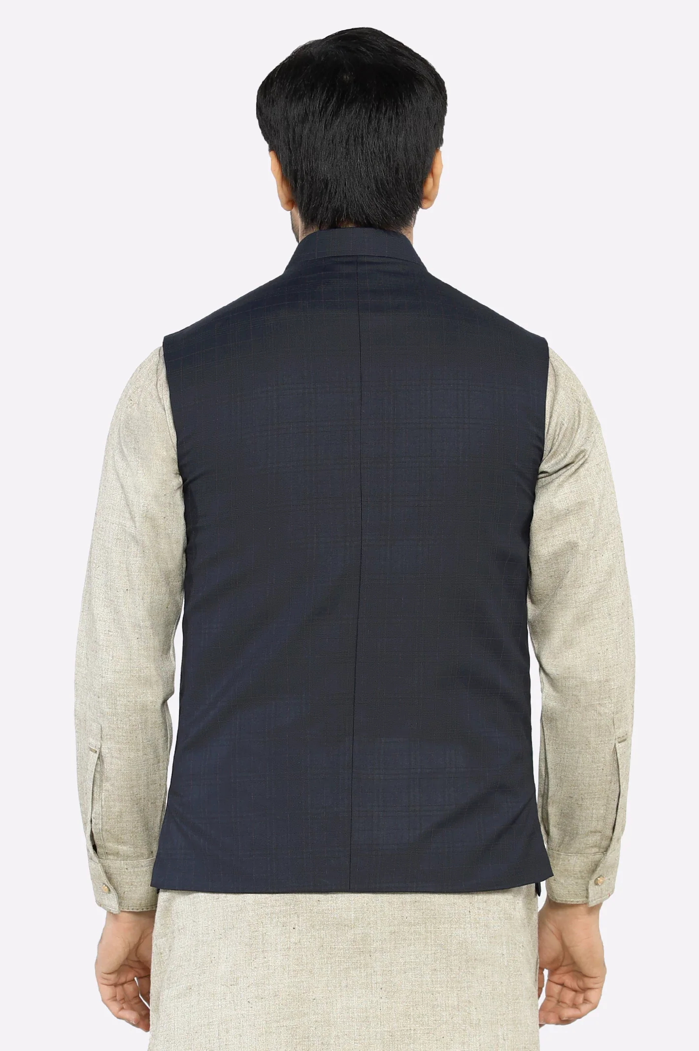 Dark Blue Waistcoat - Image 3