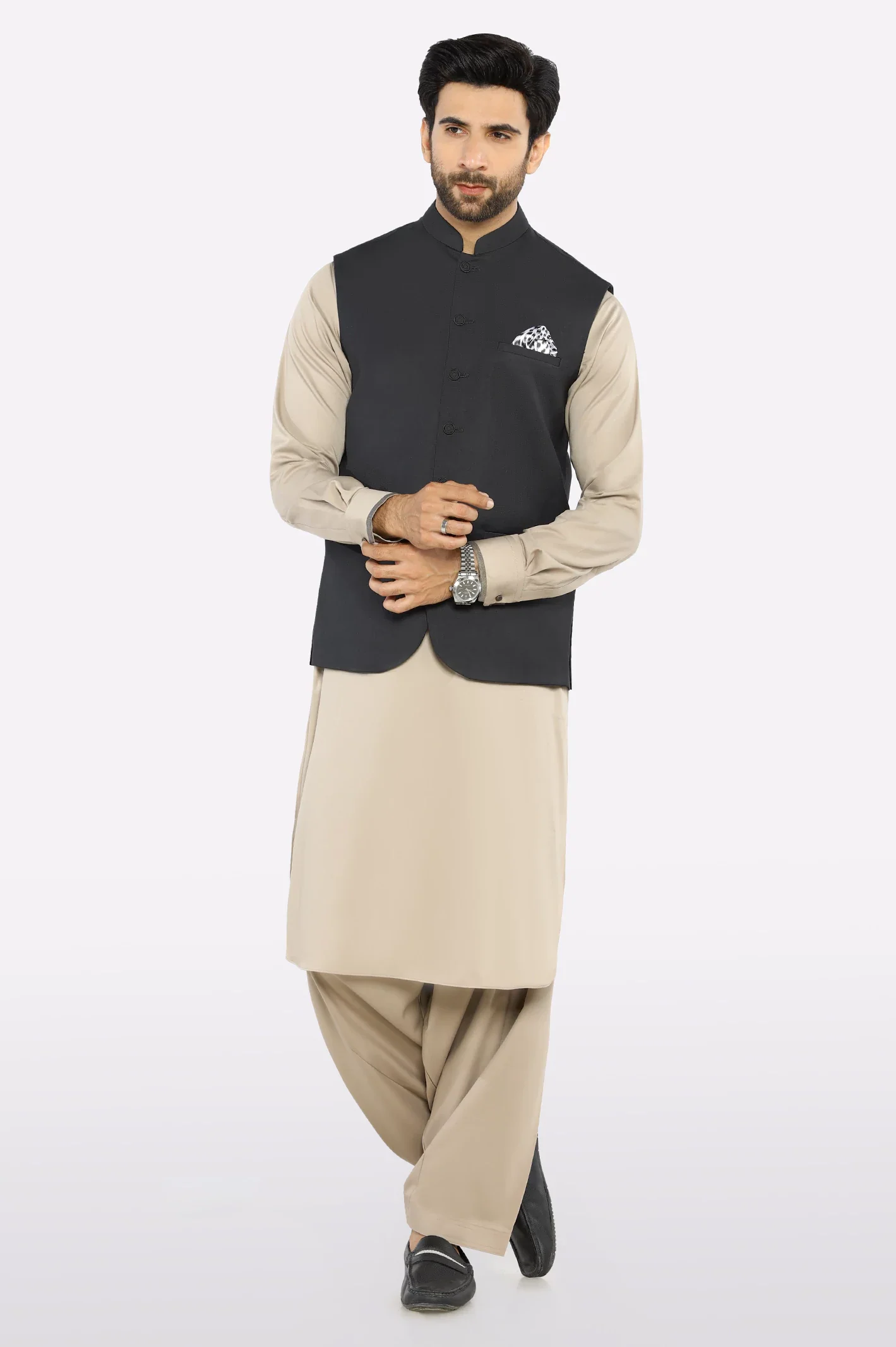 Dark Grey Waistcoat - Image 2