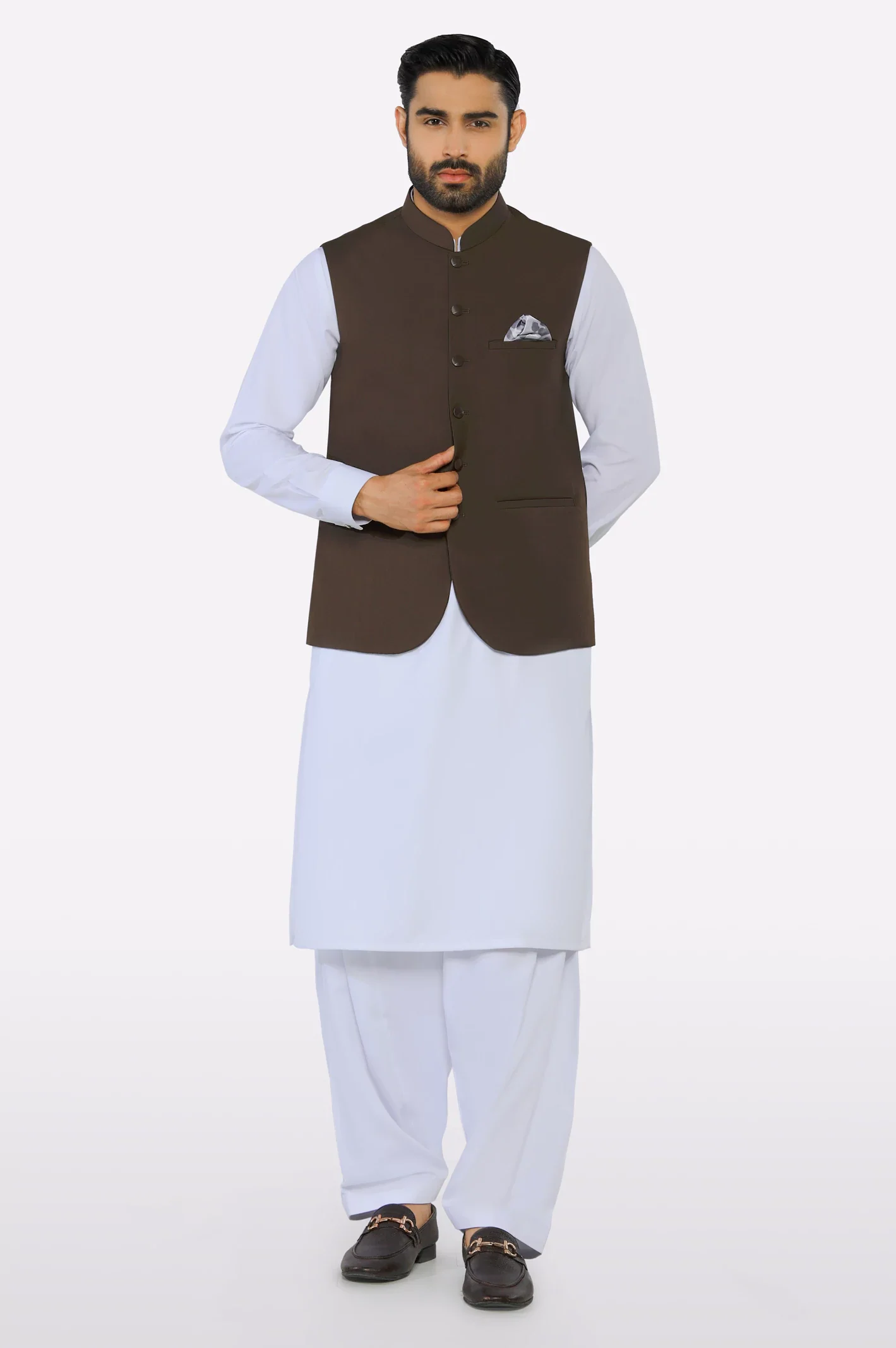 Brown Waistcoat - Image 2