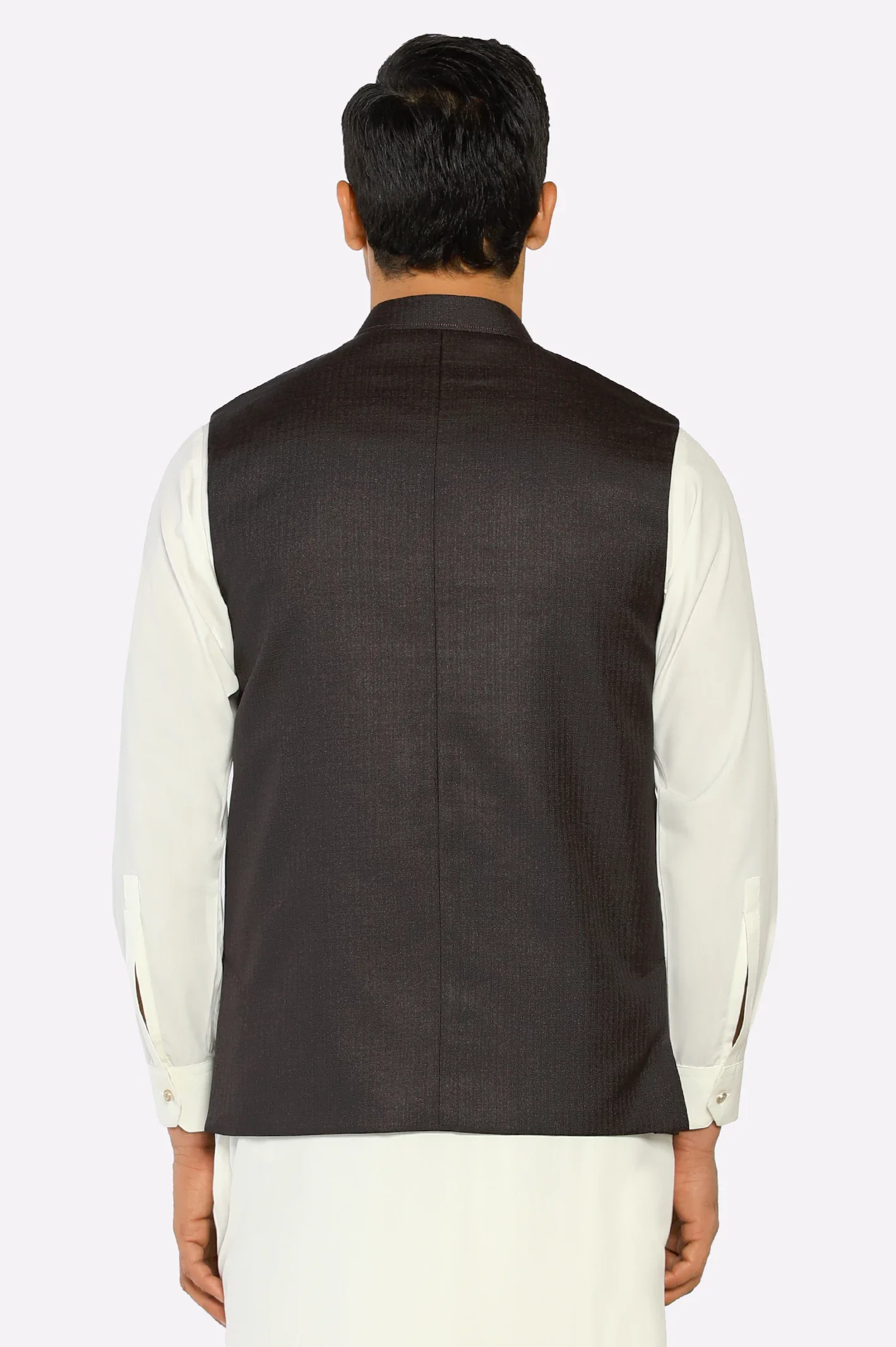 Dark Purple Waistcoat - Image 3