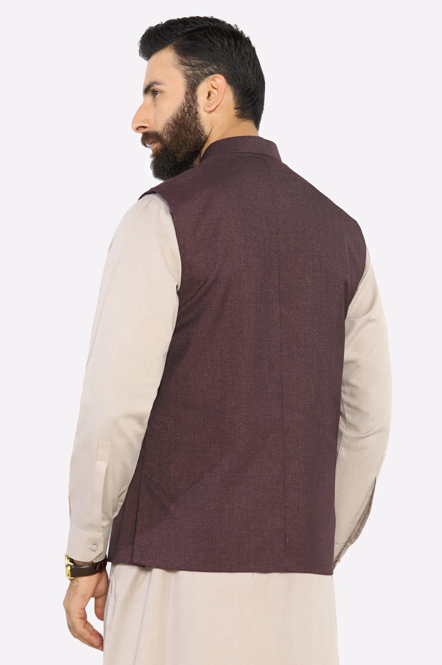 Maroon Waistcoat - Image 4