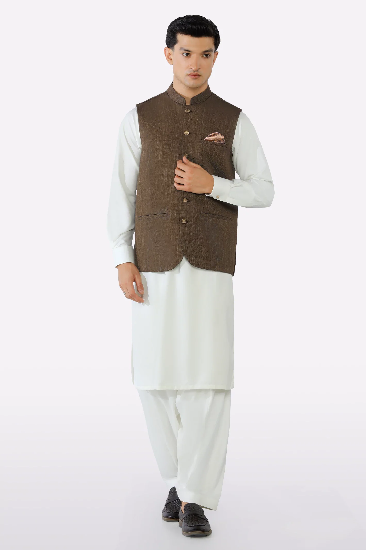 Brown Waistcoat - Image 2