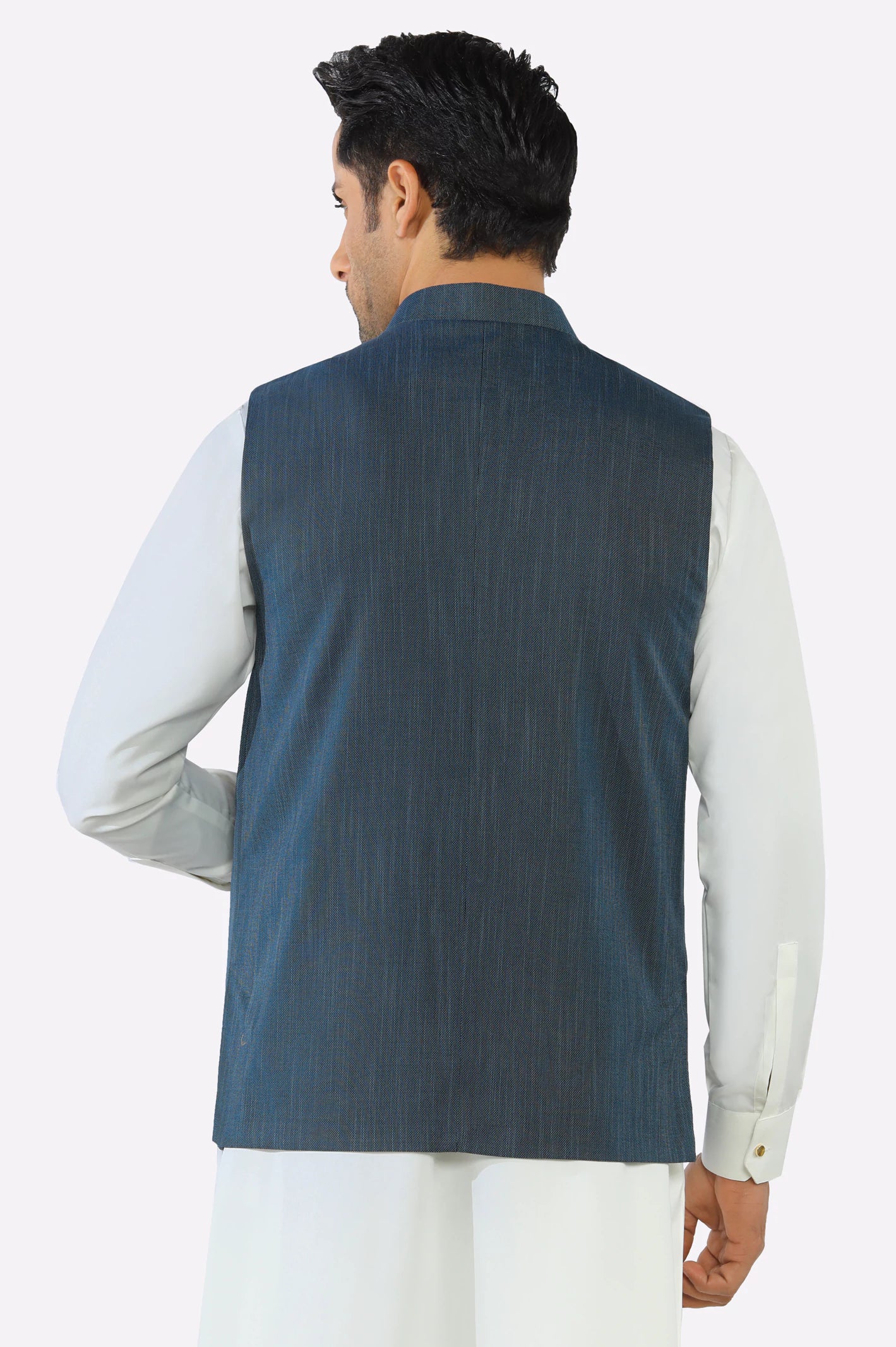 Dark Blue Waistcoat - Image 3