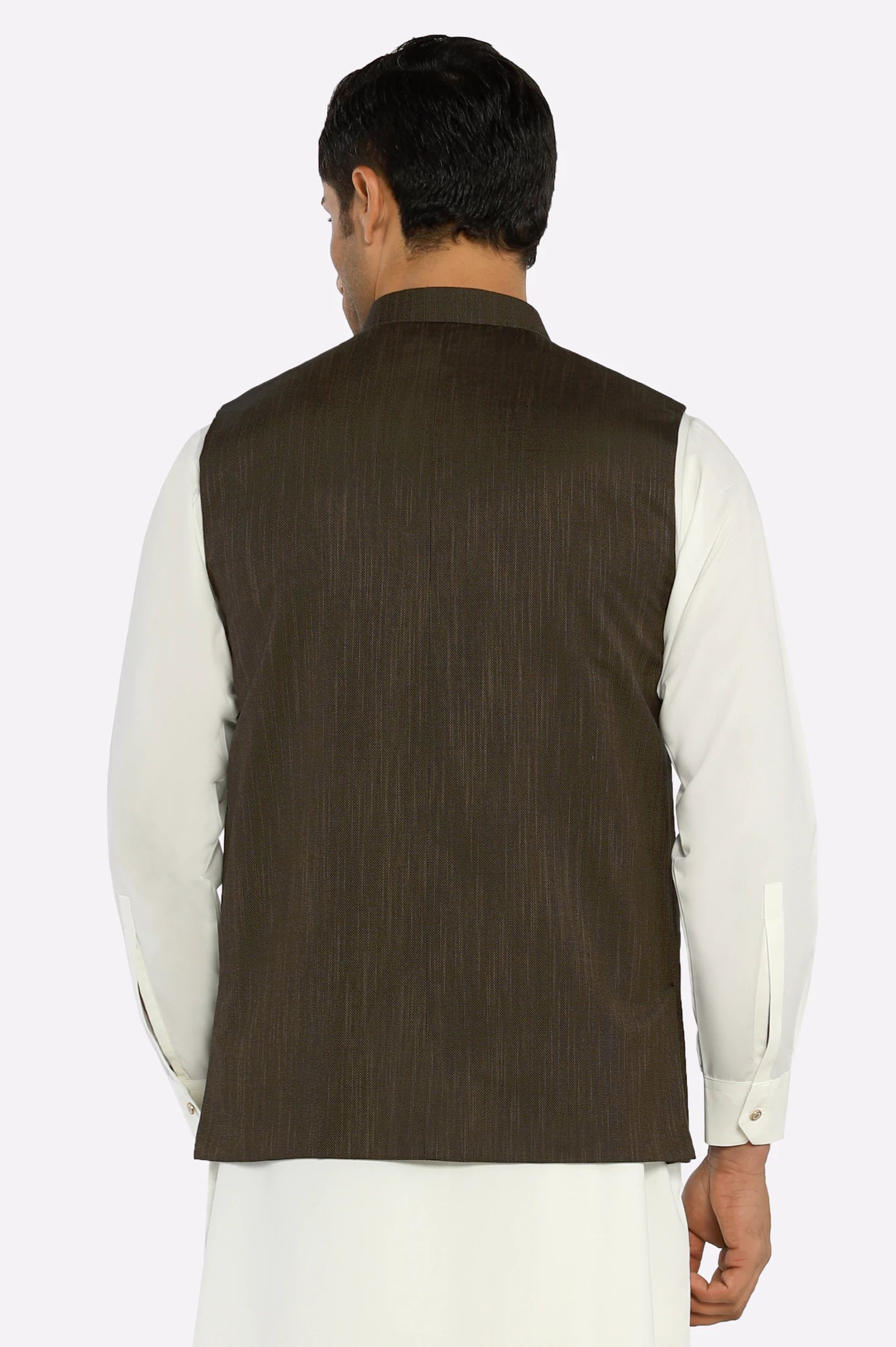 Dark Brown Waistcoat - Image 3