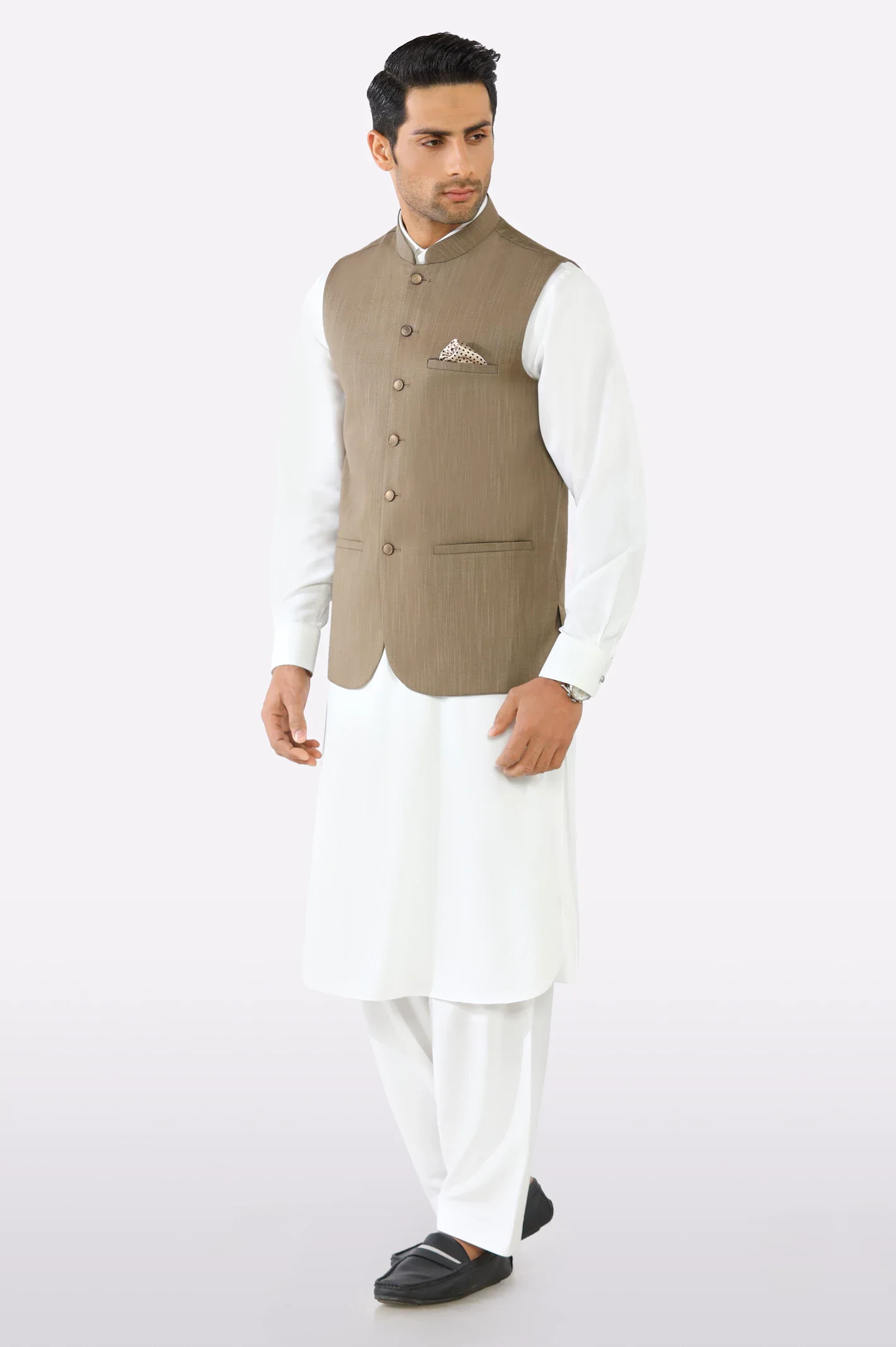 Light Brown Waistcoat - Image 2