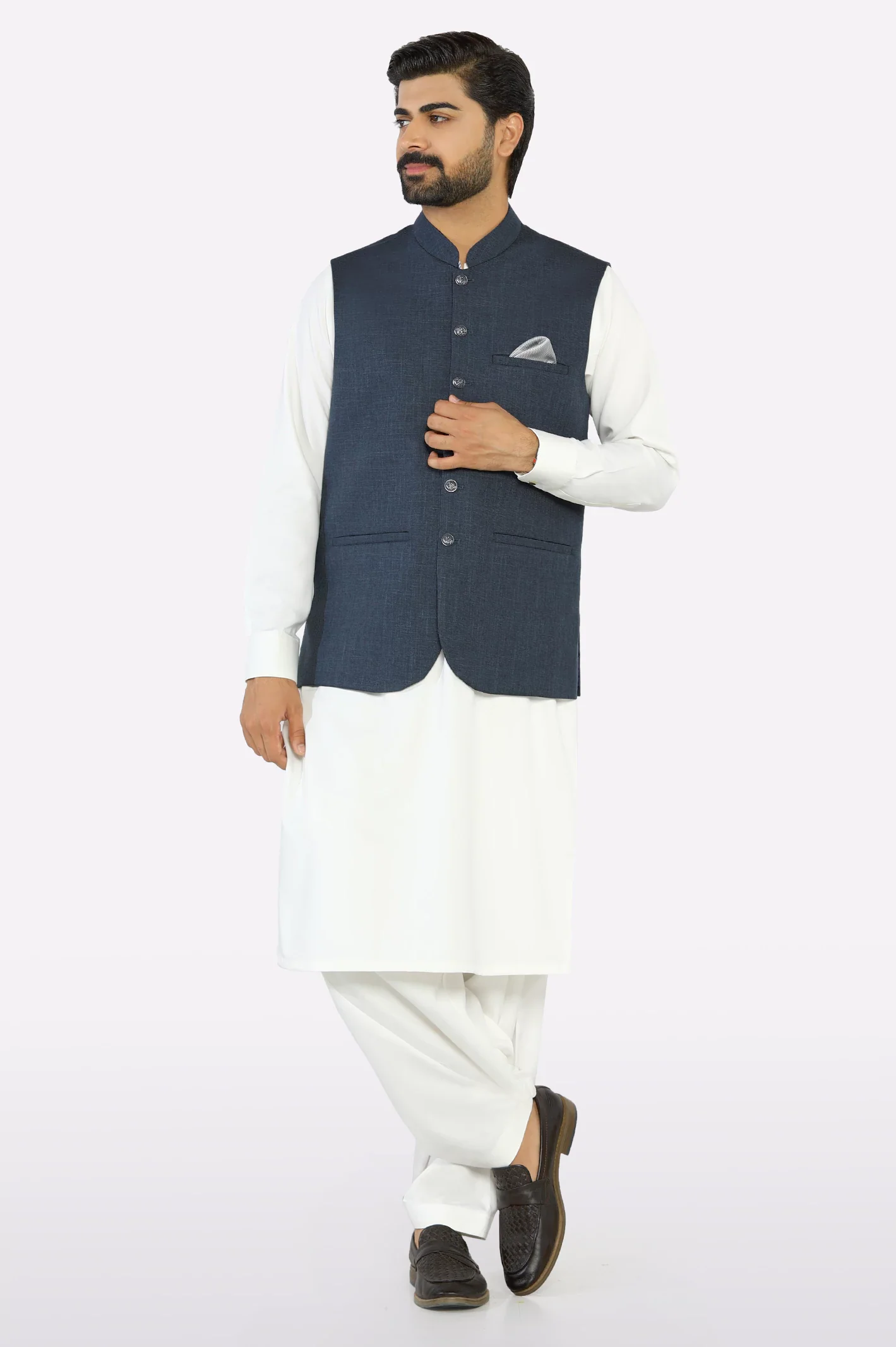 Blue Waistcoat - Image 2
