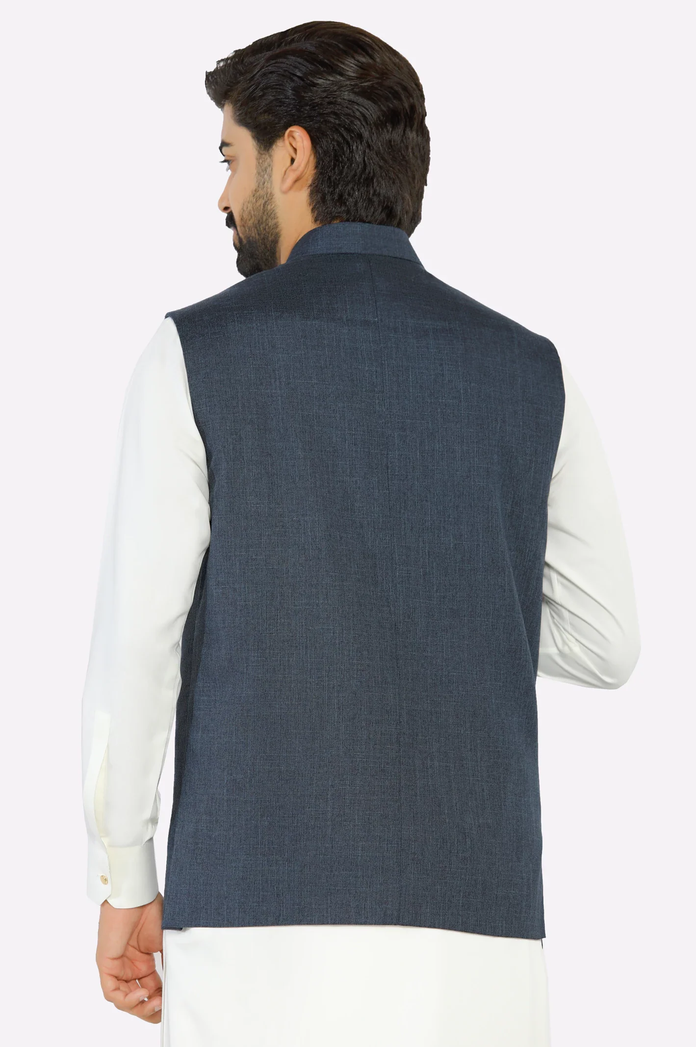 Blue Waistcoat - Image 3